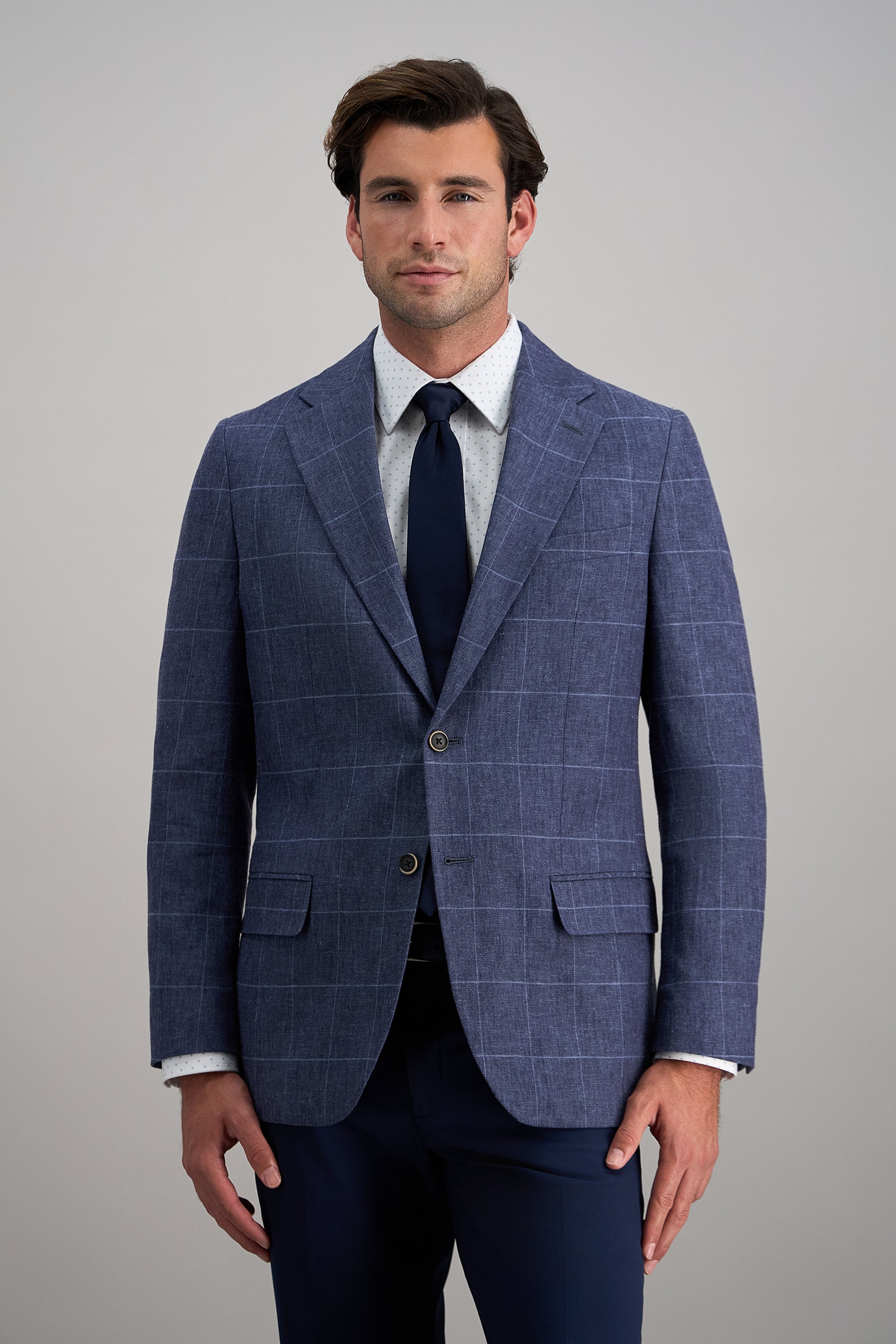 J.M. Haggar Premium Windowpane Blazer