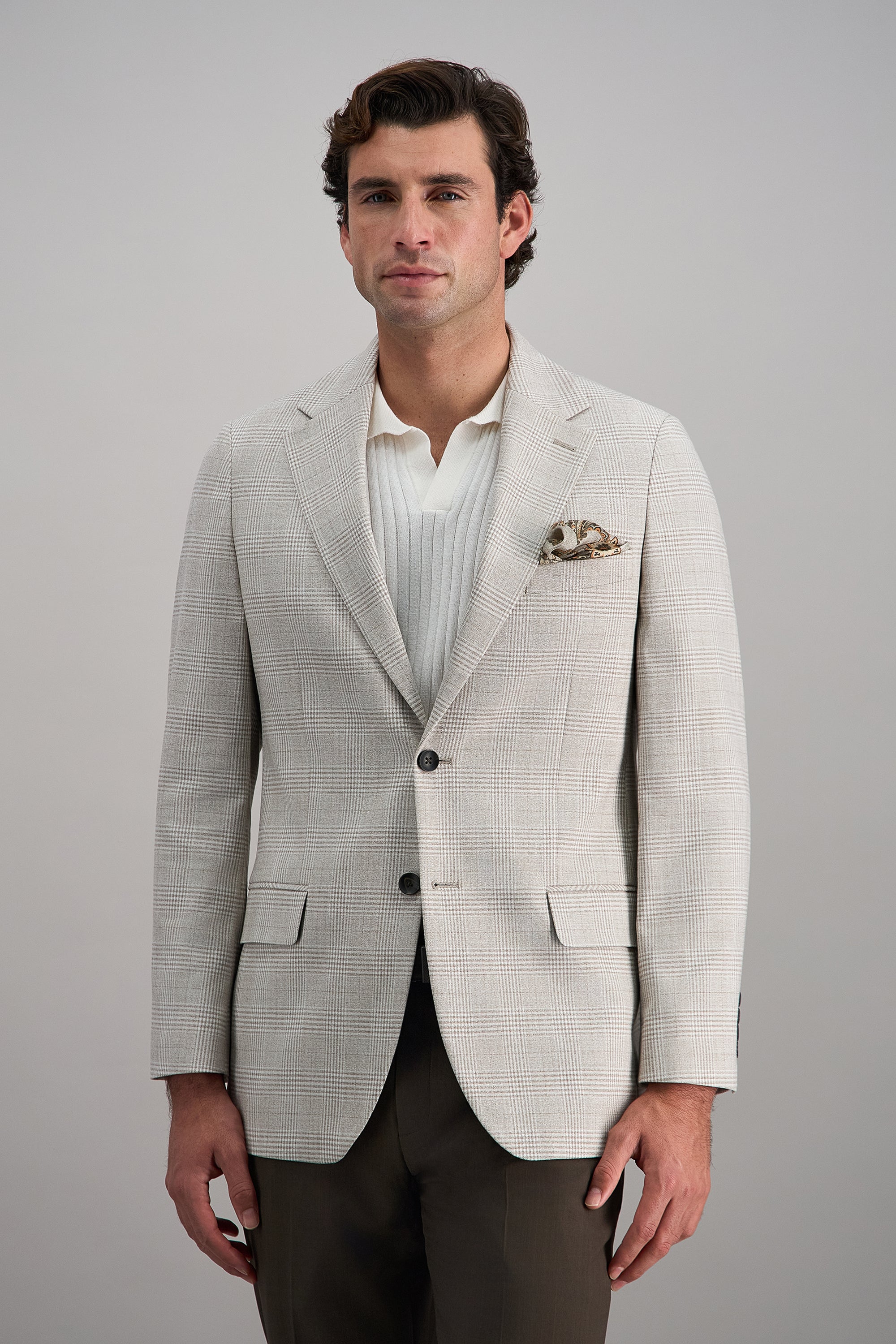 J.M. Haggar™ Premium Stretch Prince of Wales Plaid Sport Coat