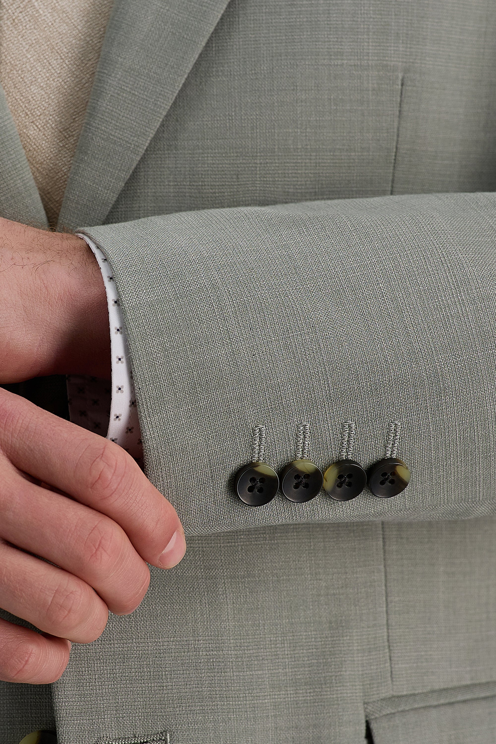 J.M. Haggar™ Premium Stretch Glen Plaid Sport Coat - color_sage#color_sage