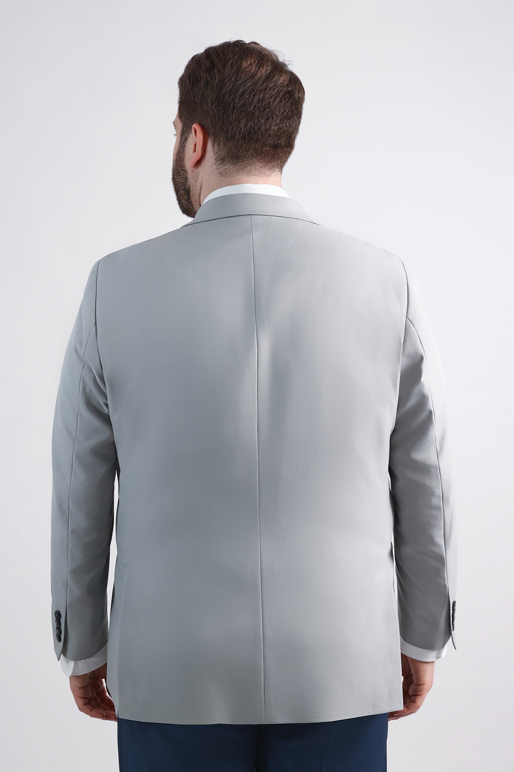 The Active Series™ Big & Tall Stretch Gabardine Sport Coat - Haggar.com#color_light grey