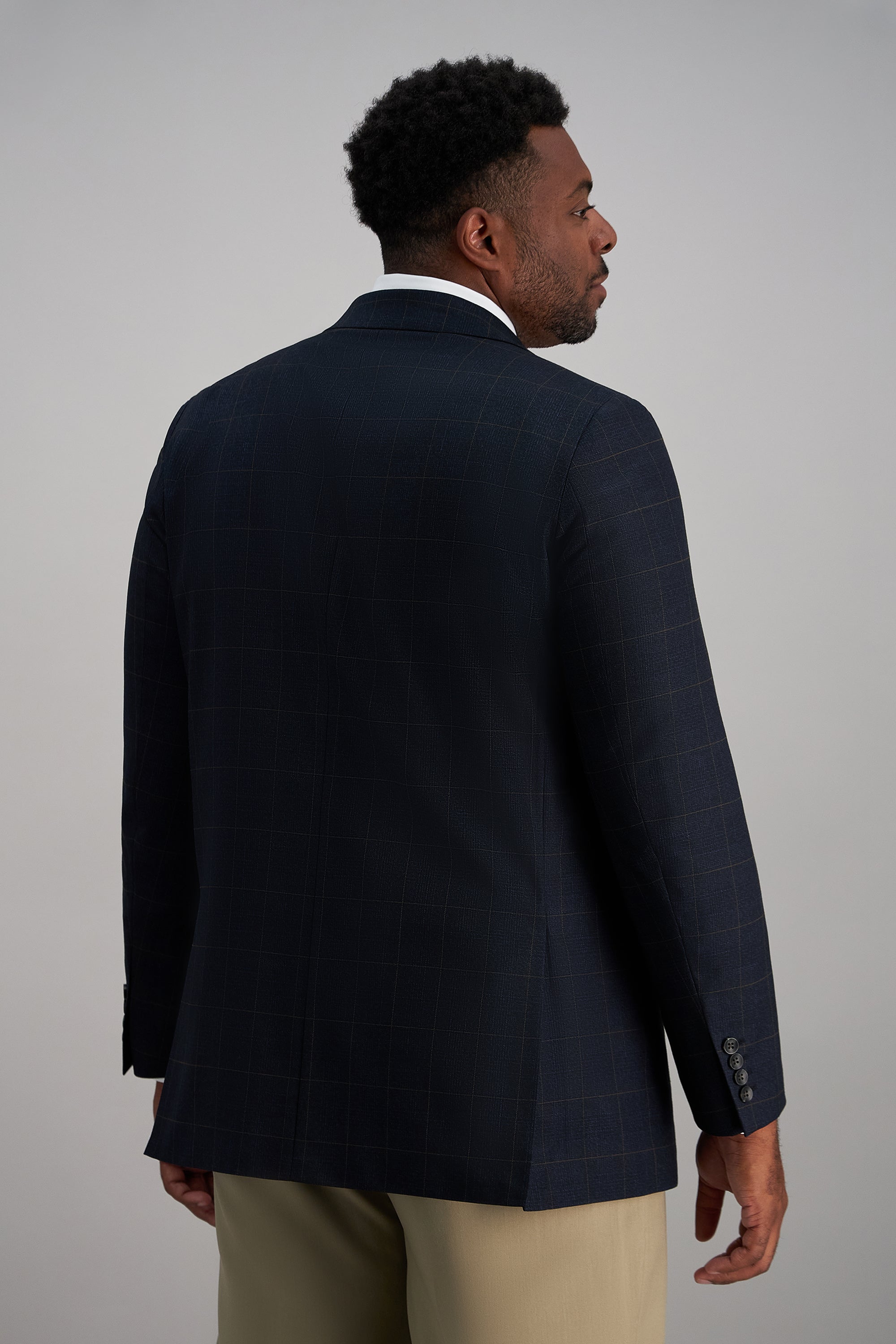 Big & Tall J.M. Haggar Glen Plaid Sport Coat