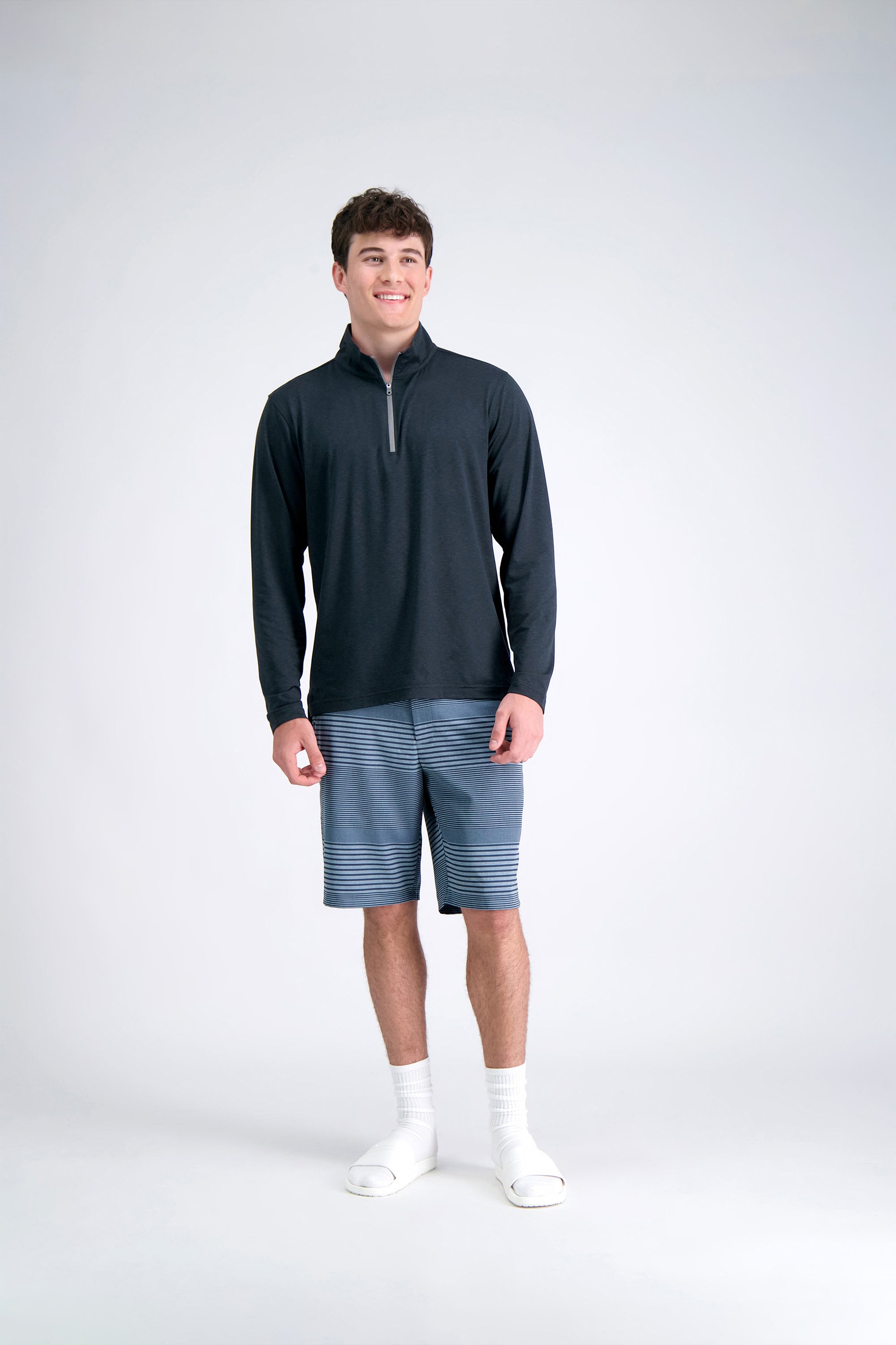 The Active Series™ Quarter Zip Heather Jersey