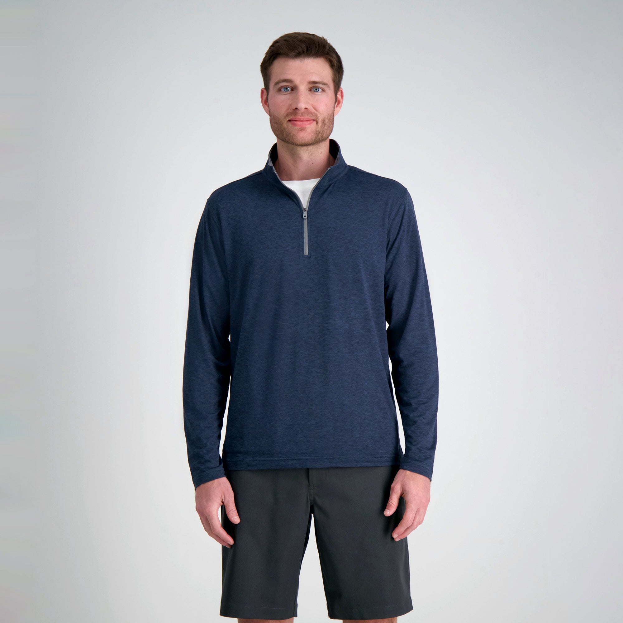 The Active Series™ Quarter Zip Heather Jersey, , hi-res