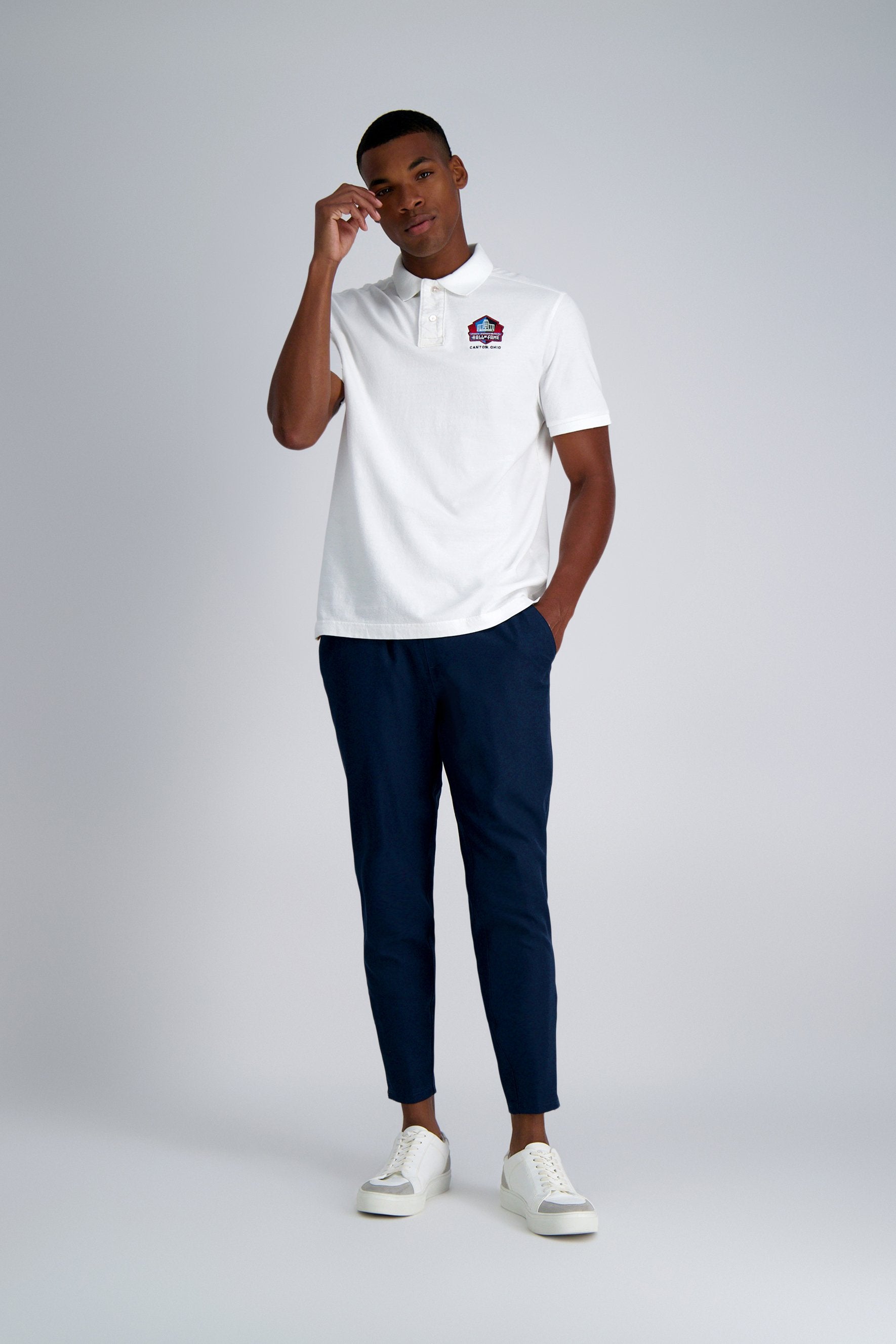 Pro Football Hall of Fame X Haggar - Vintage Wash Polo, , hi-res