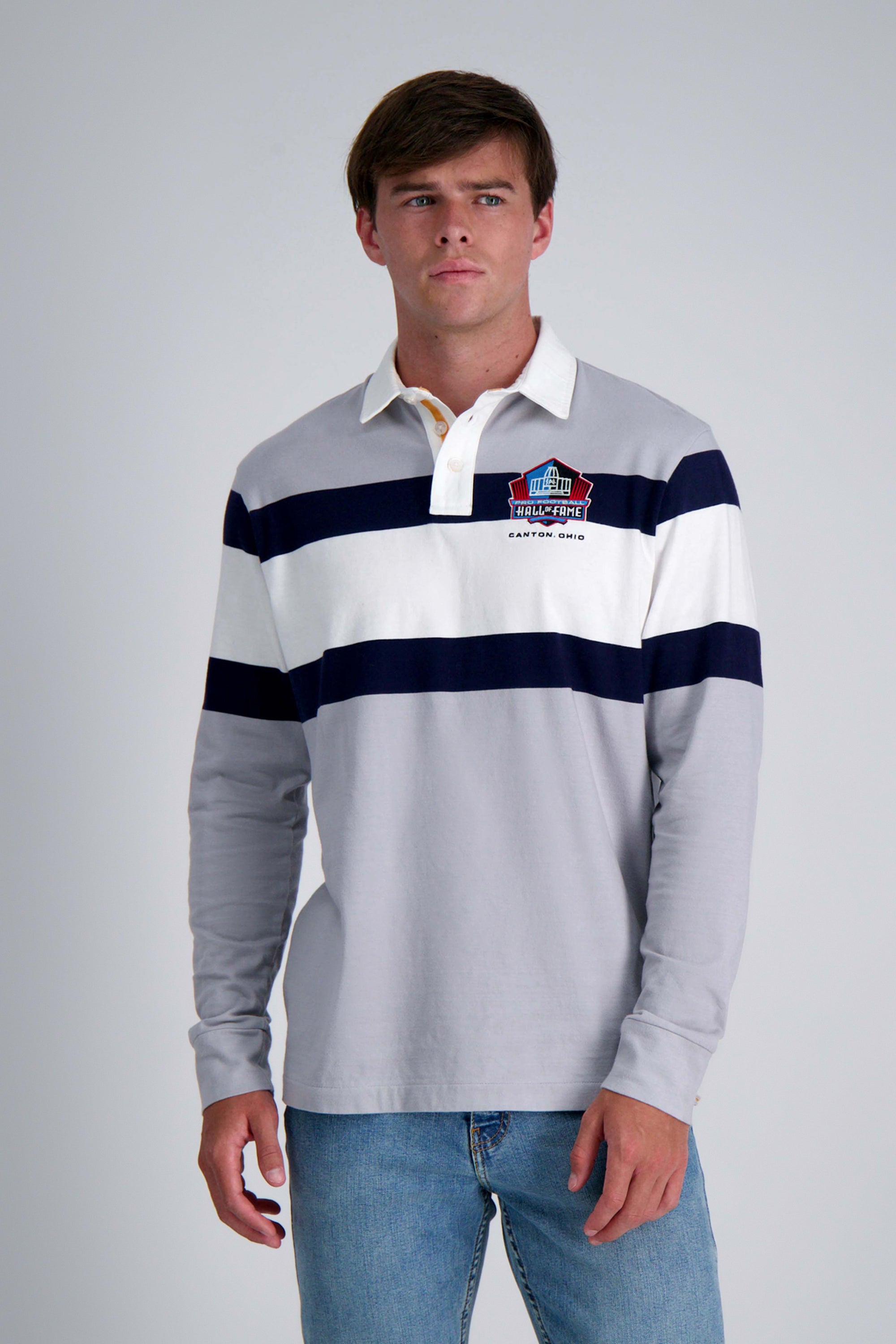 Pro Football Hall of Fame X Haggar - Vintage Wash Rugby Polo
