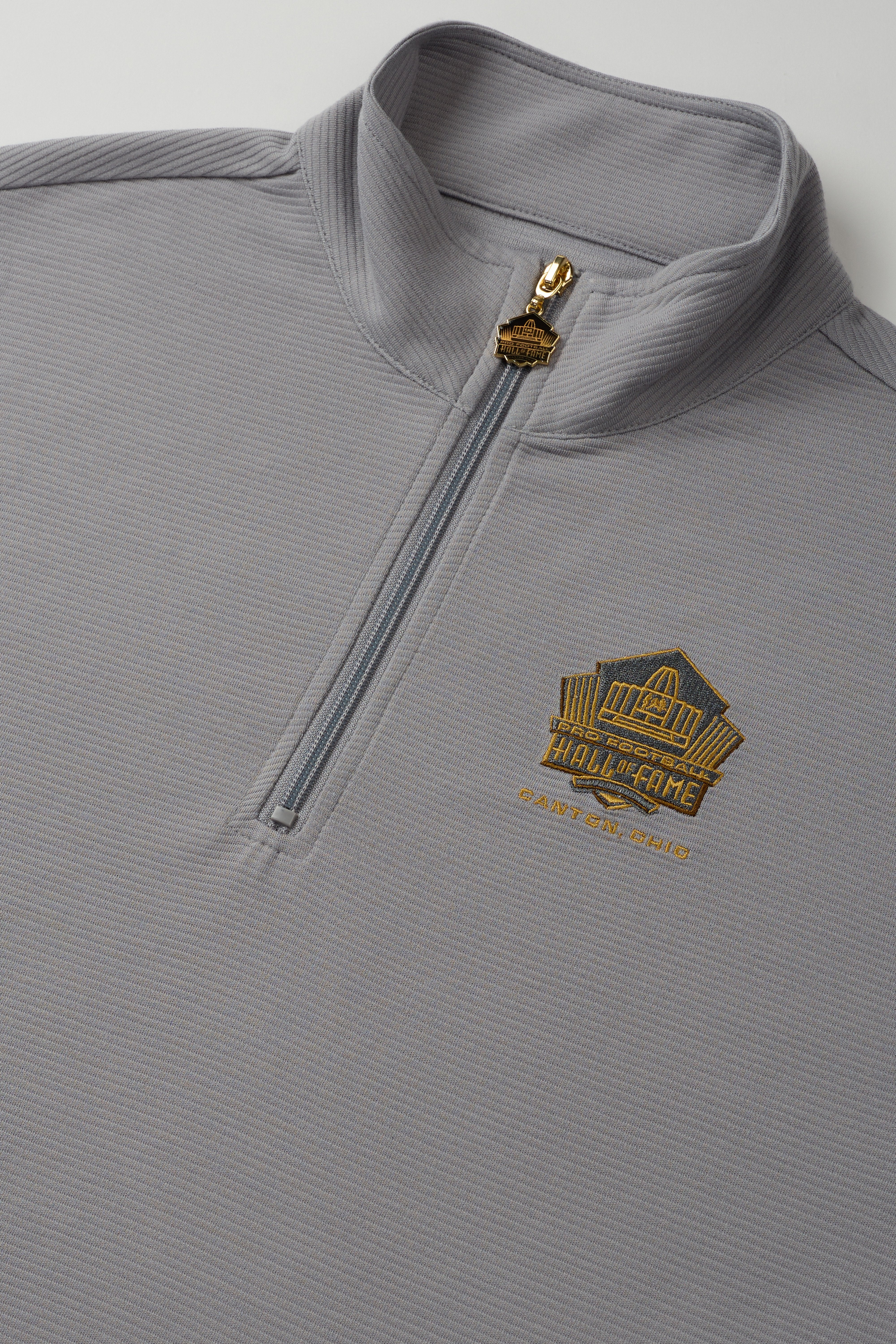 Pro Football Hall of Fame X Haggar – Long Sleeve Ribbed Quarter Zip, , hi-res