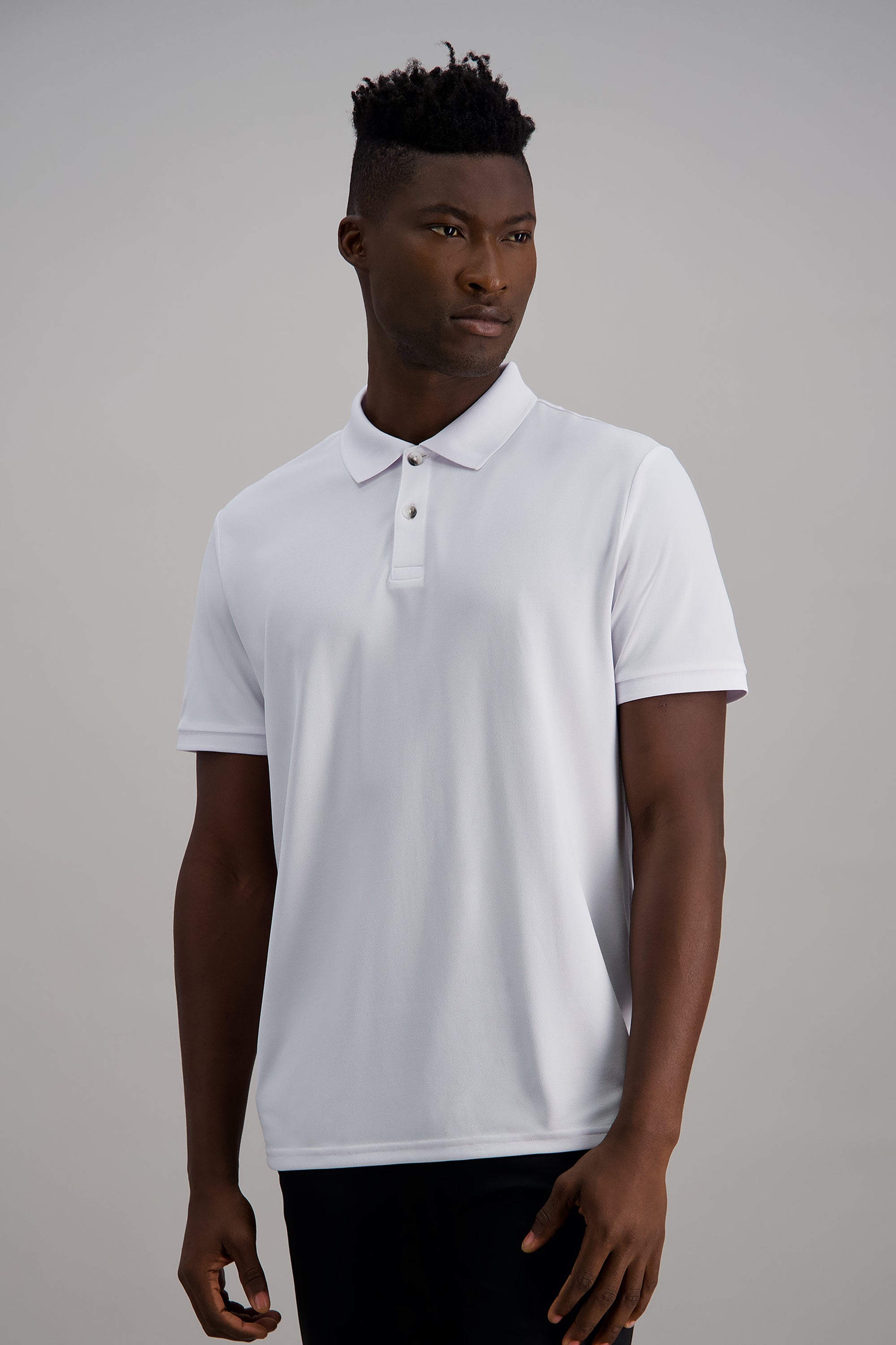Short Sleeve Pique Polo, , hi-res