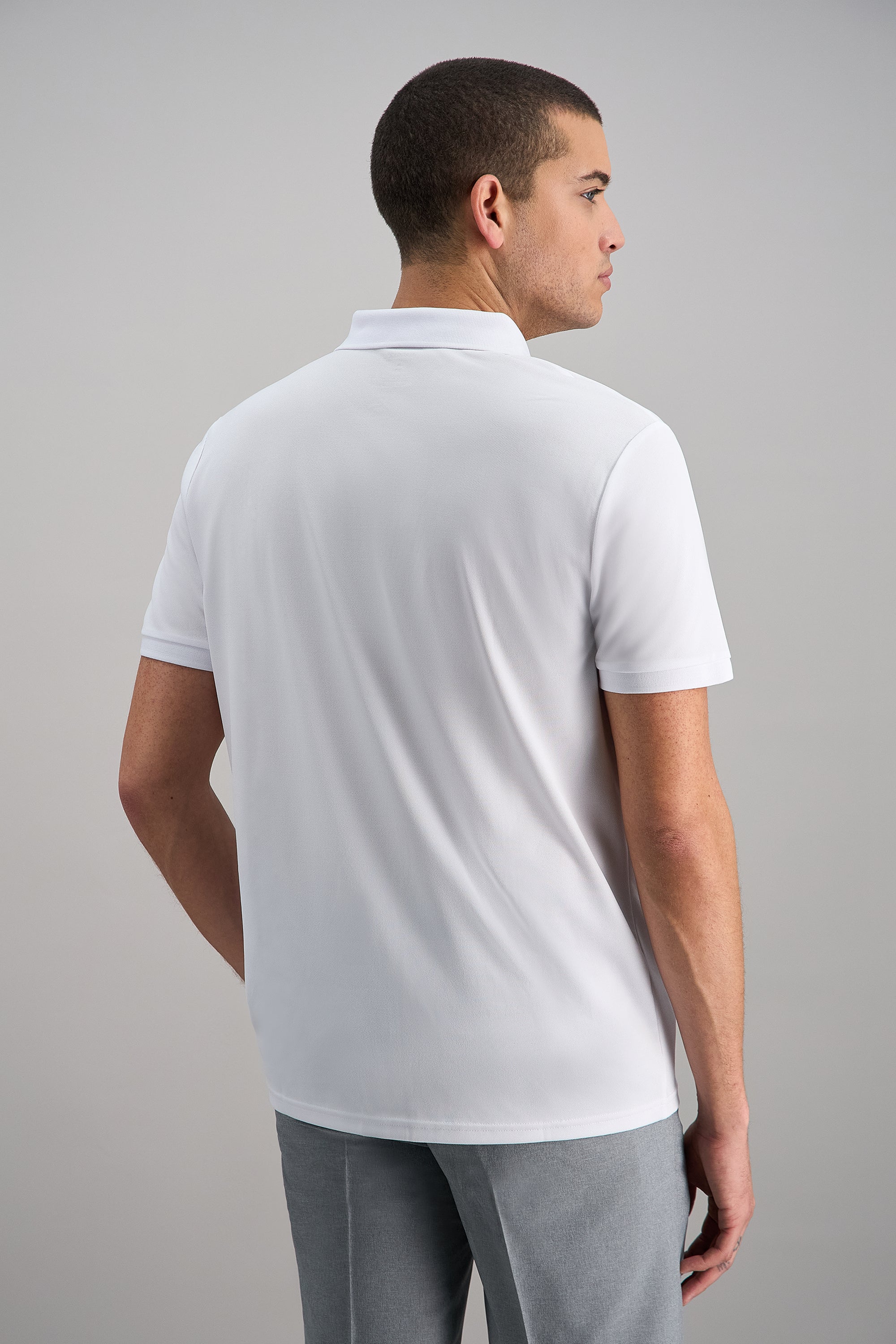 Short Sleeve Pique Polo - Haggar.com#color_white
