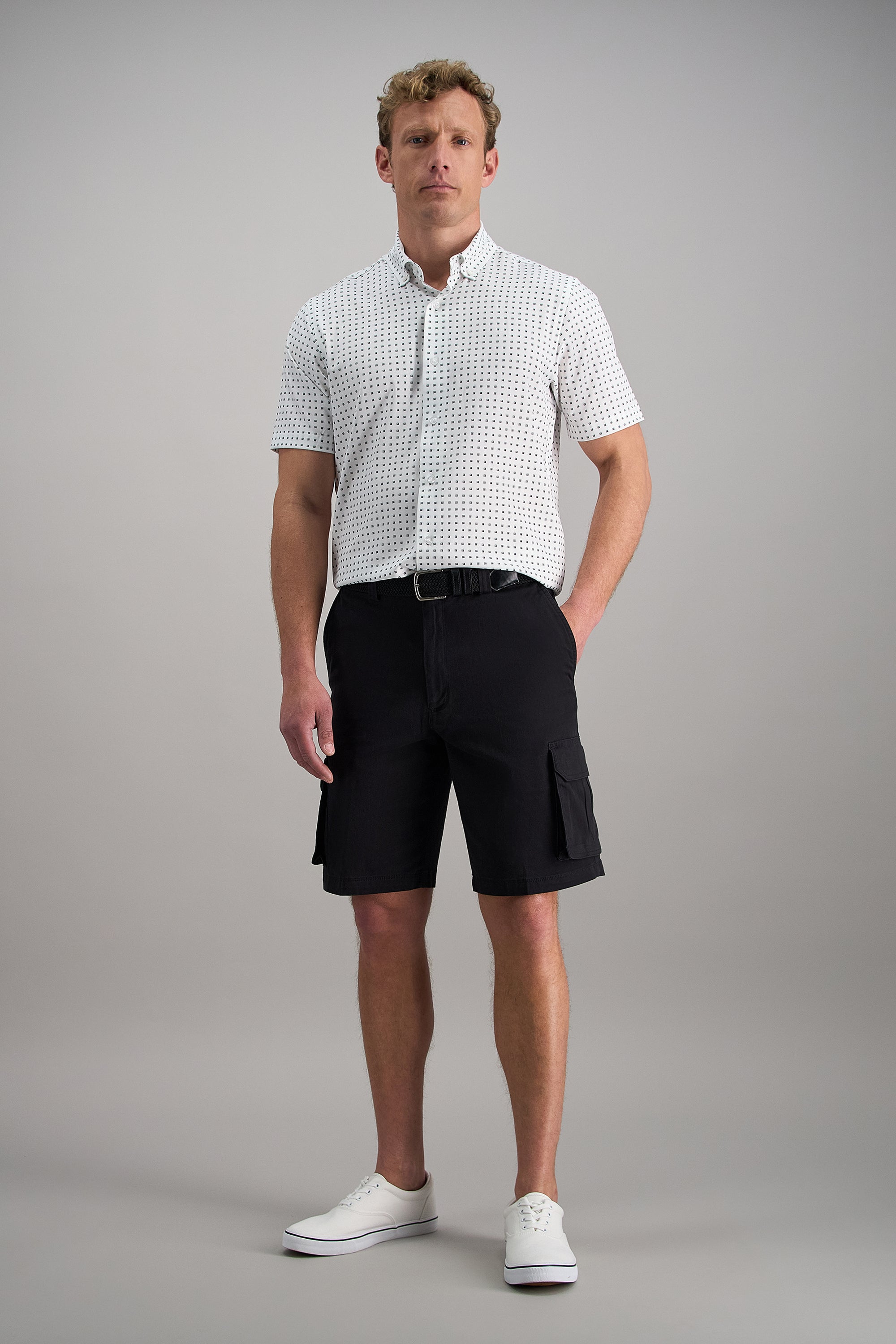 Stretch Cargo Short with Tech Pocketㅤ - Haggar.com