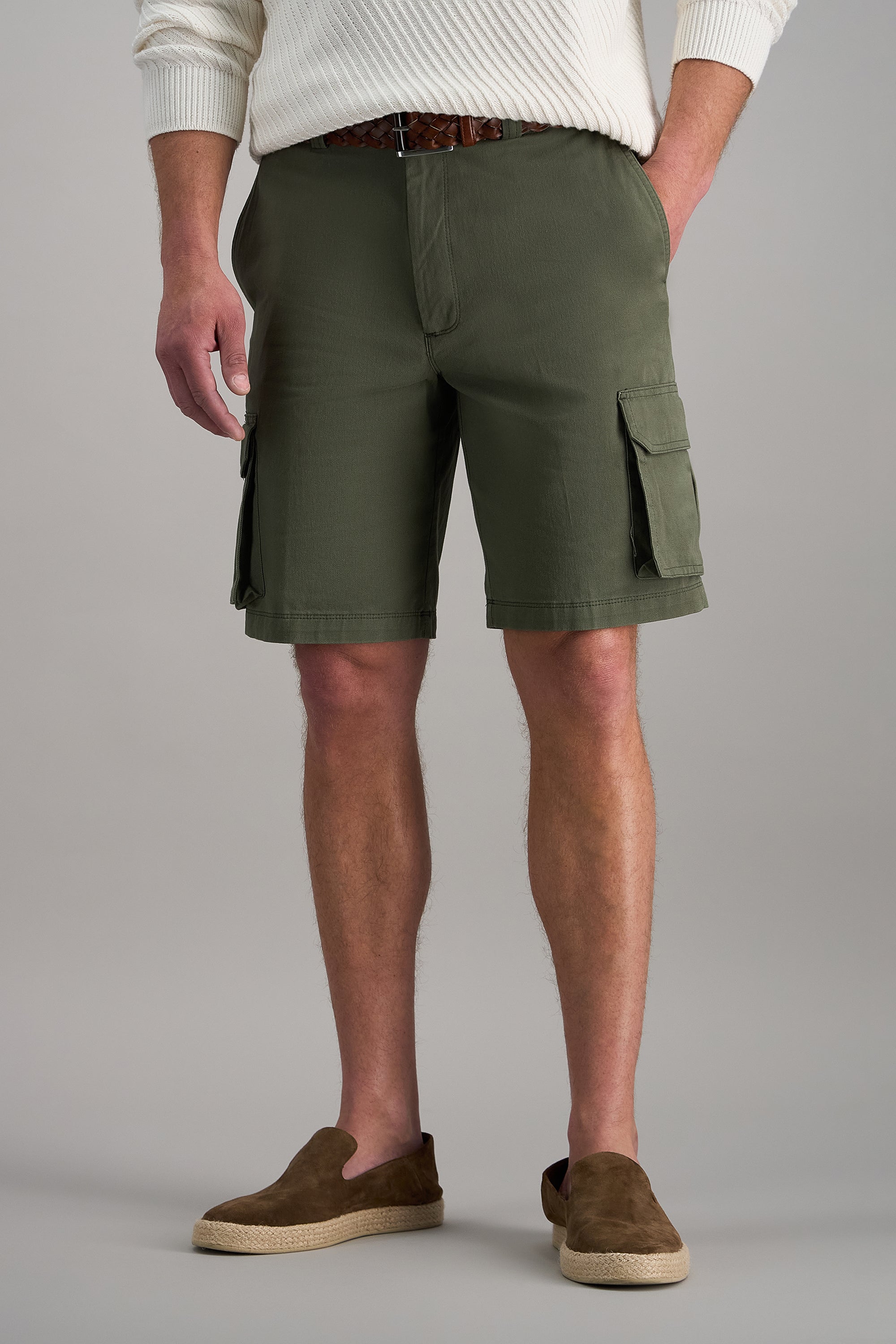Stretch Cargo Short with Tech Pocketㅤ - Haggar.com