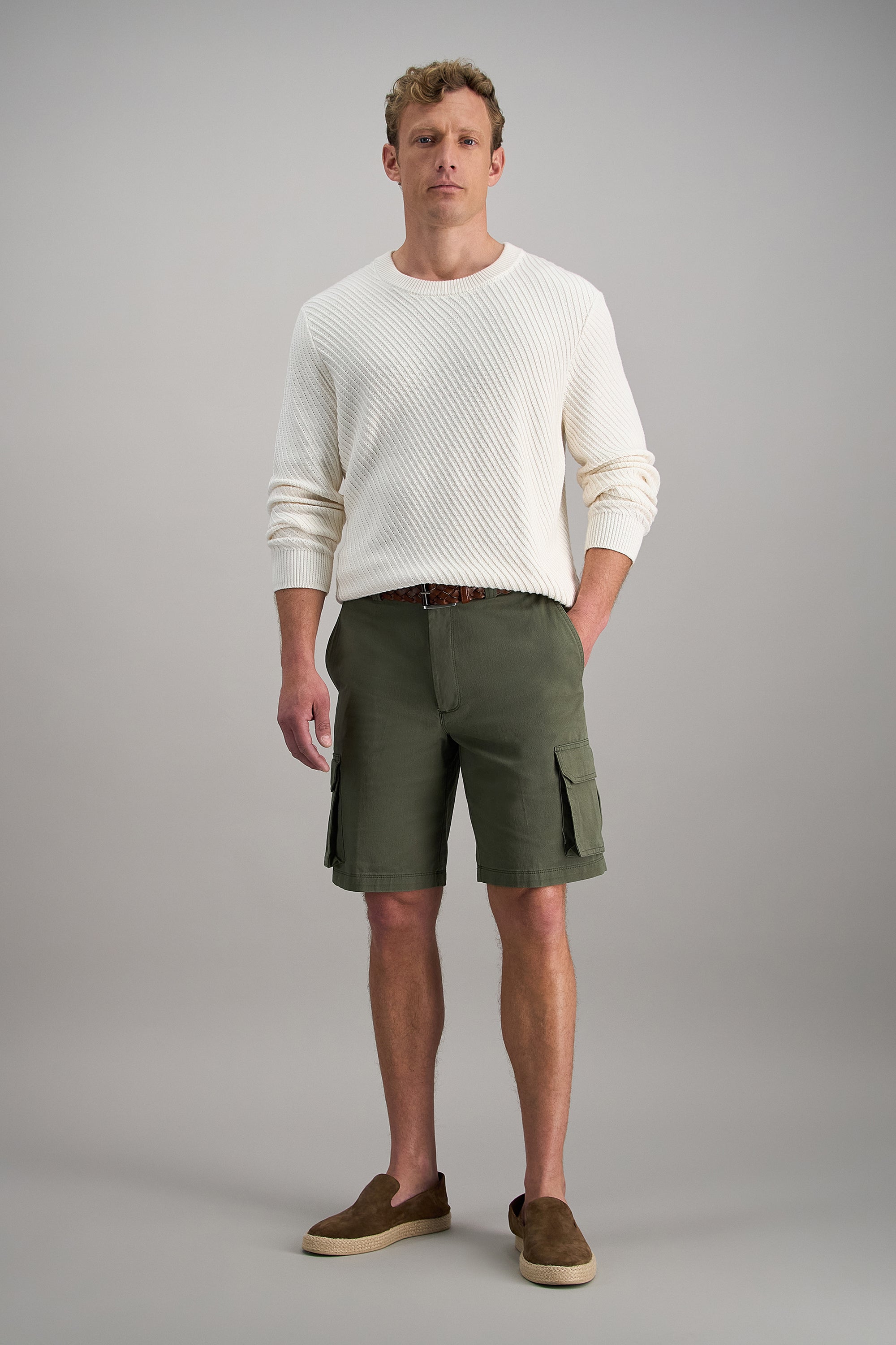 Stretch Cargo Short with Tech Pocketㅤ - Haggar.com