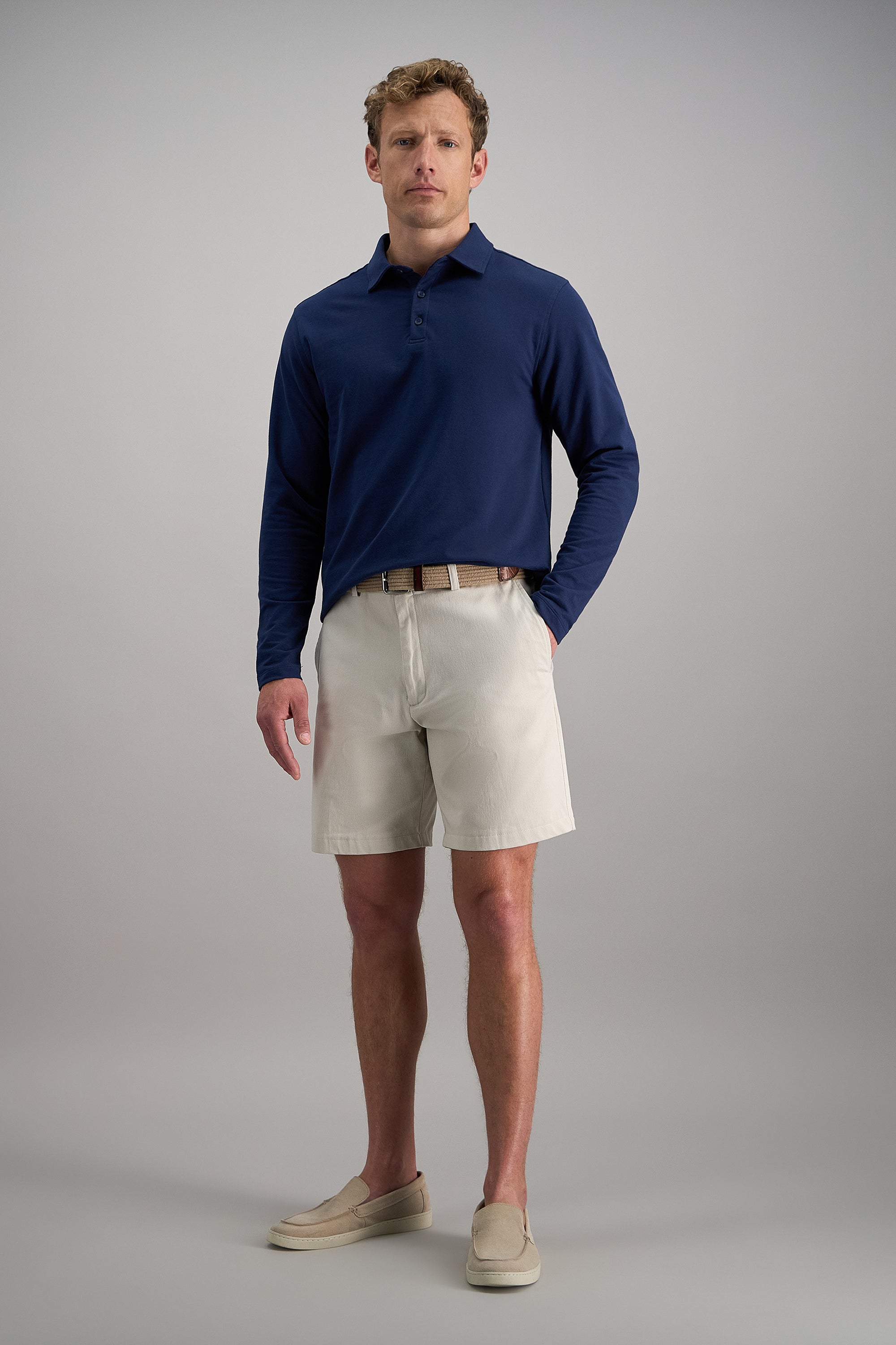 Stretch Chino Shortㅤ - Haggar.com#color_putty
