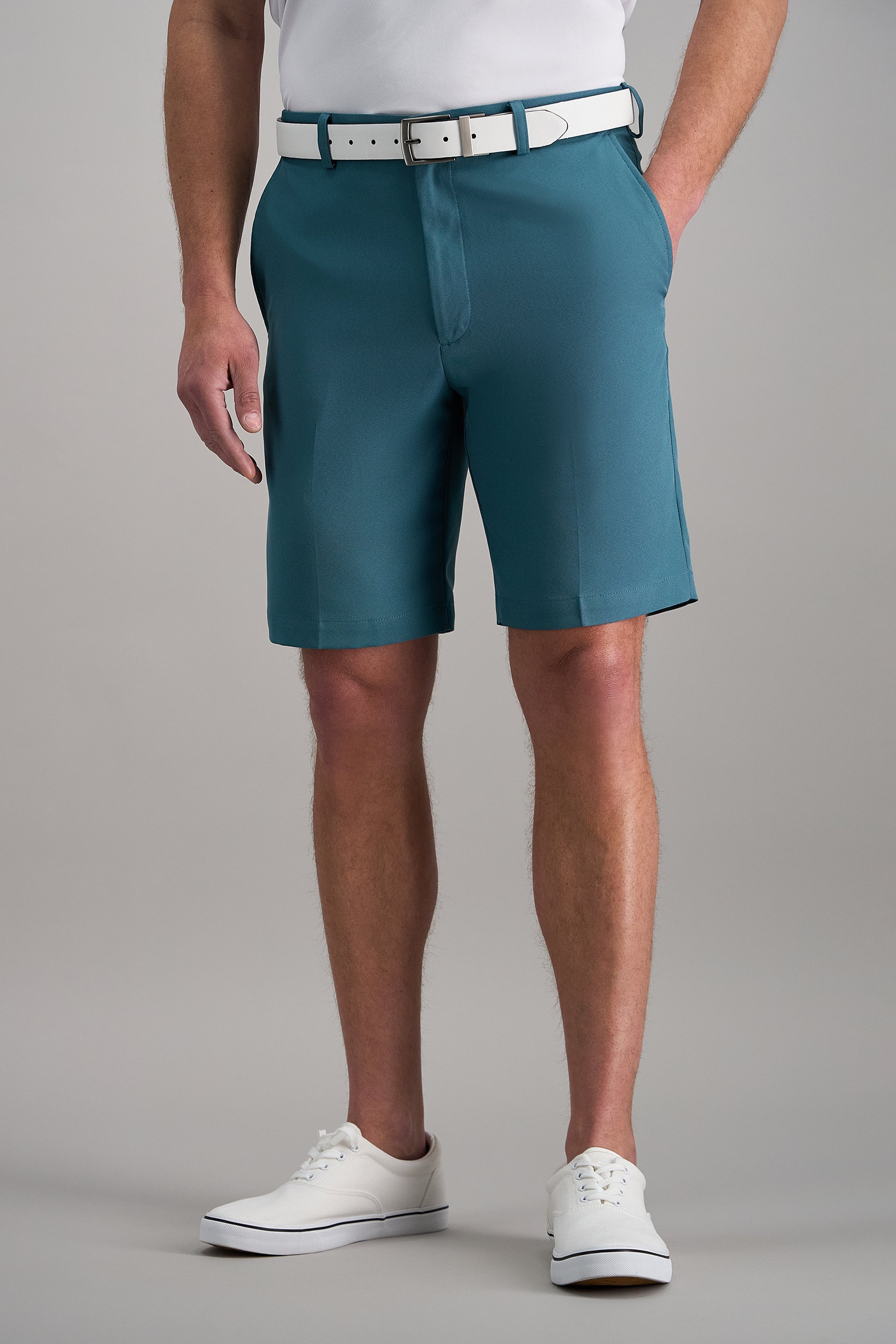 Cool 18® Pro Oxford Shortㅤ - Haggar.com#color_island green