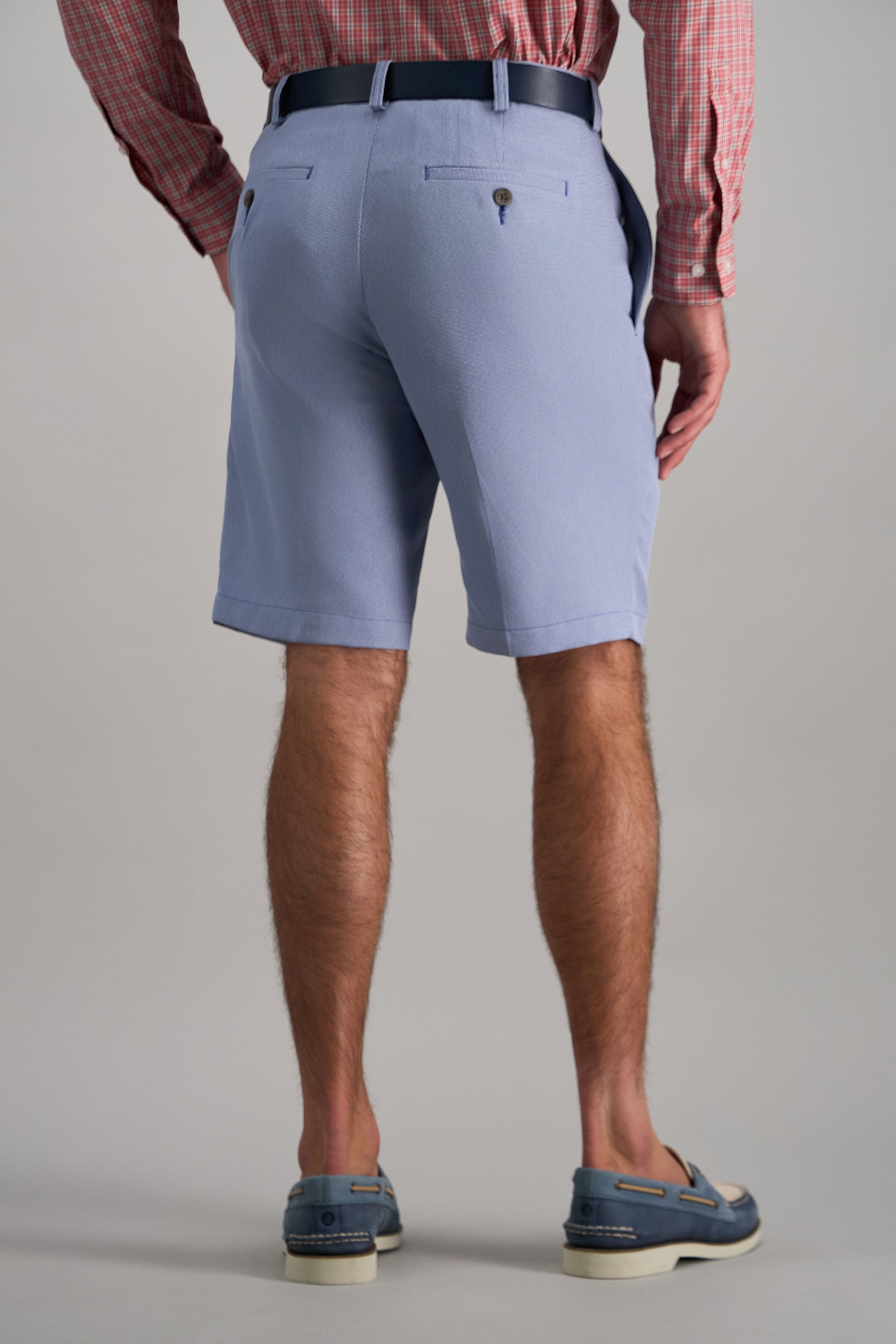 Cool 18® Pro Oxford Shortㅤ - Haggar.com#color_blue