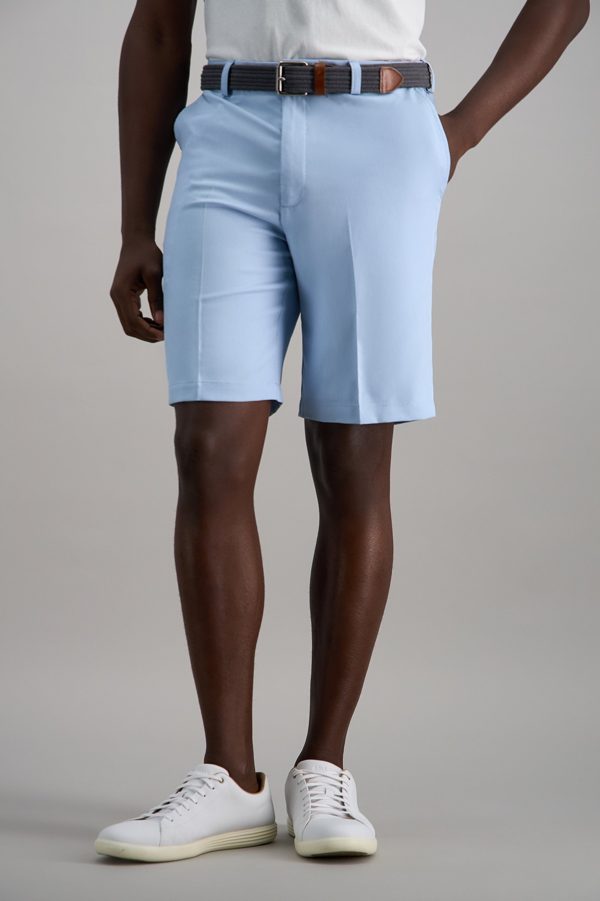Cool 18® Pro Oxford Shortㅤ - Haggar.com#color_light blue