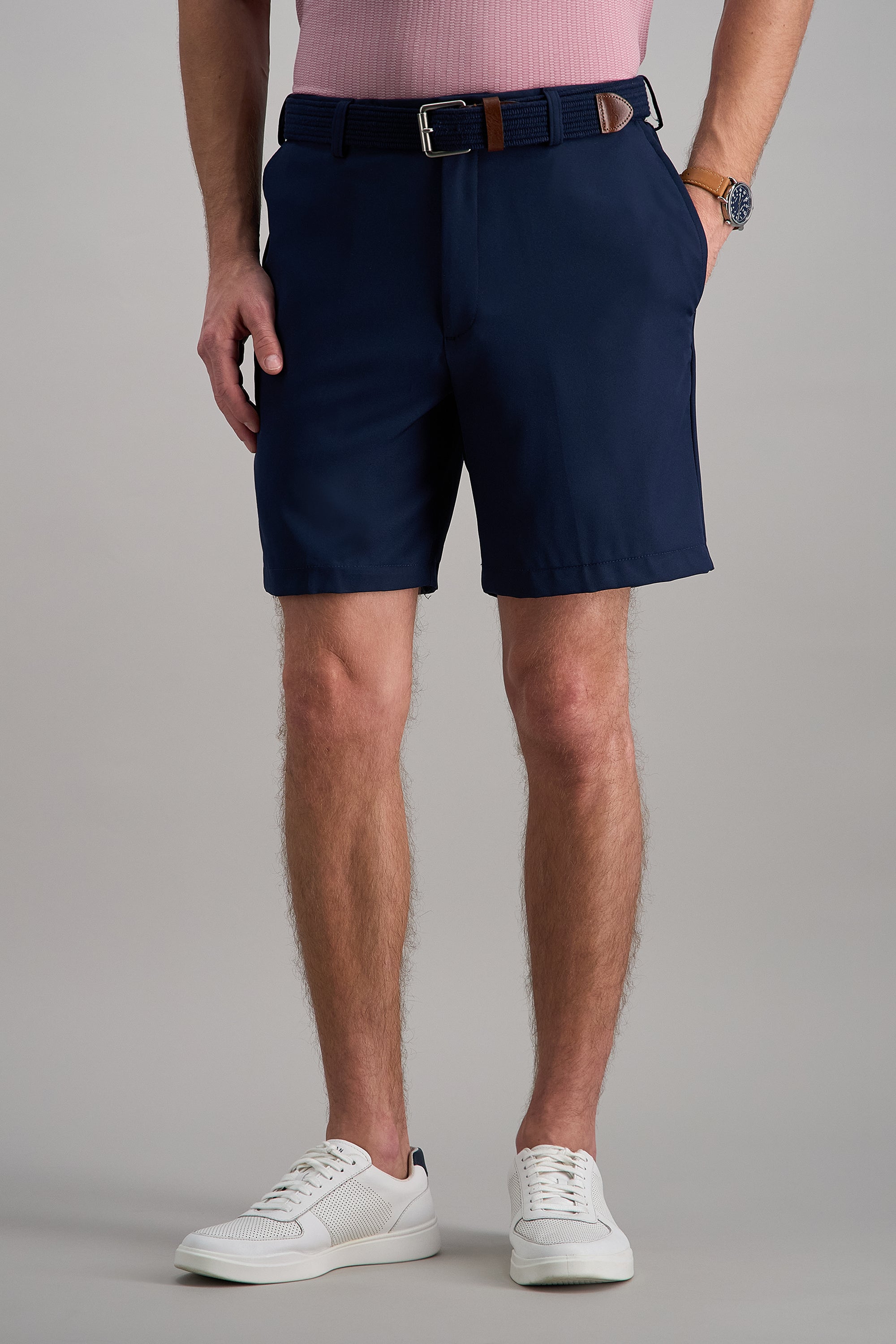 Cool 18® Pro Performance Flex 7-inch Short - Haggar.com#color_navy
