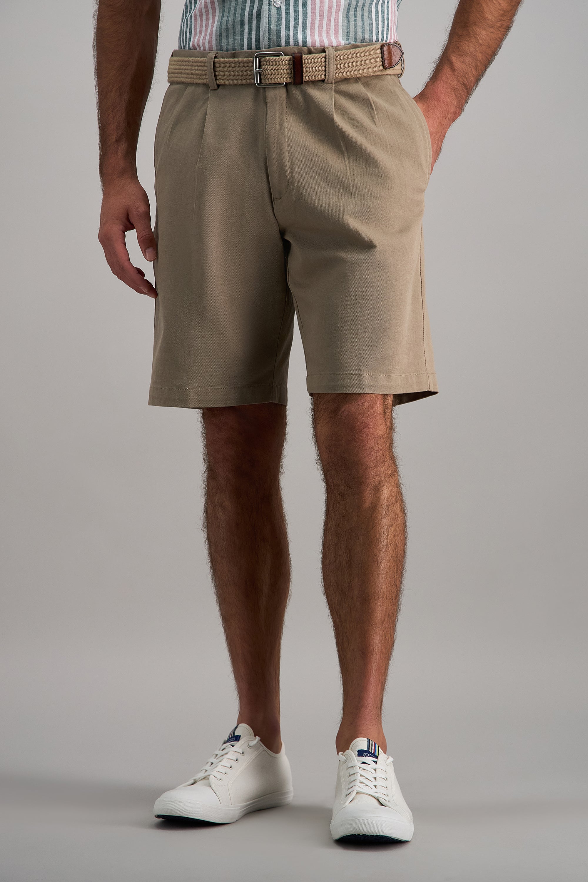 Stretch Chino Shortㅤ - Haggar.com#color_khaki