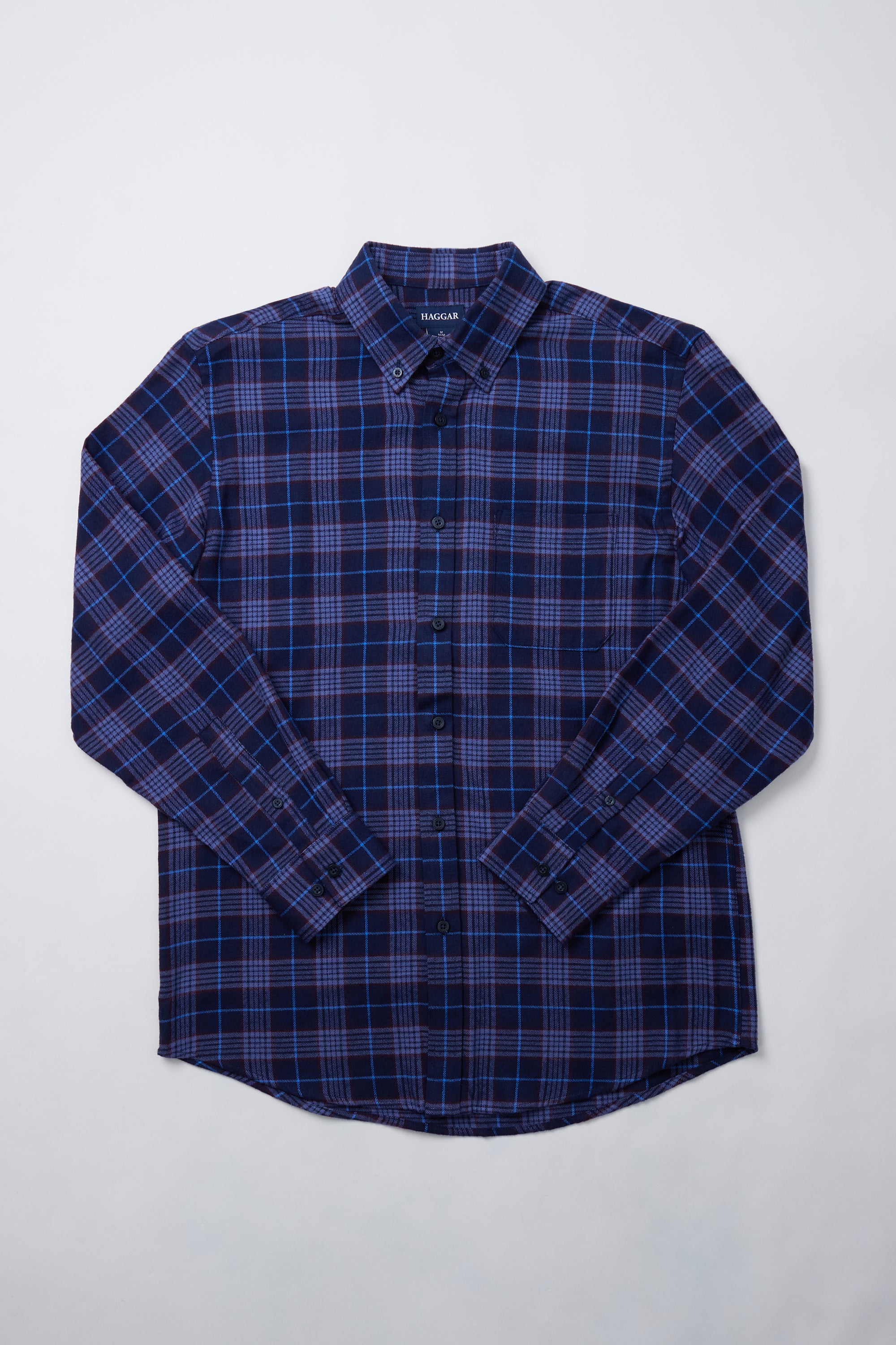 Long Sleeve Flannel Plaid Shirt, , hi-res