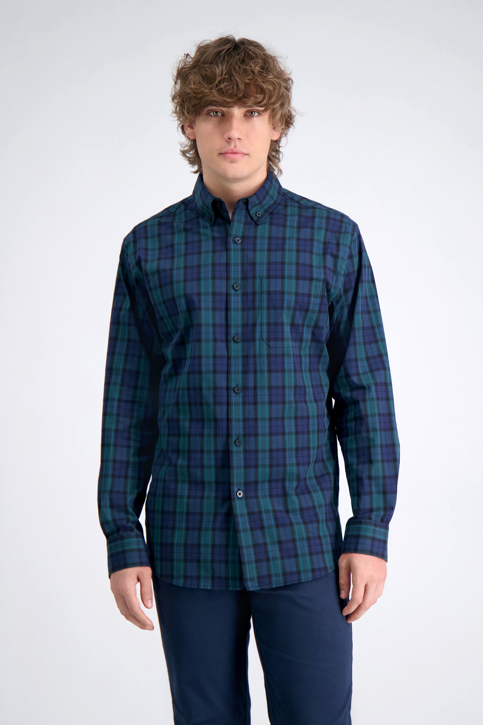 Long Sleeve Poplin Shirt, , hi-res