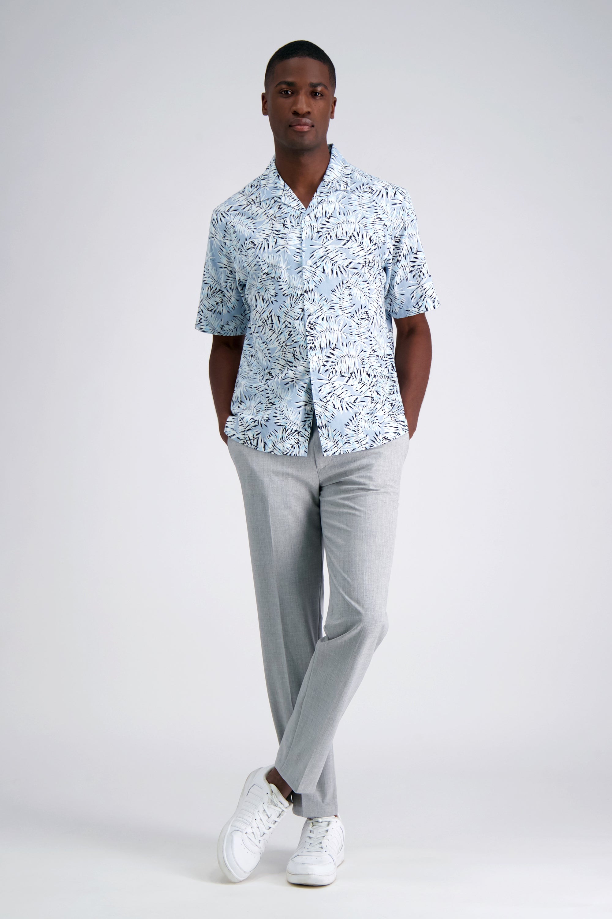 Short Sleeve Camp Shirt, , hi-res