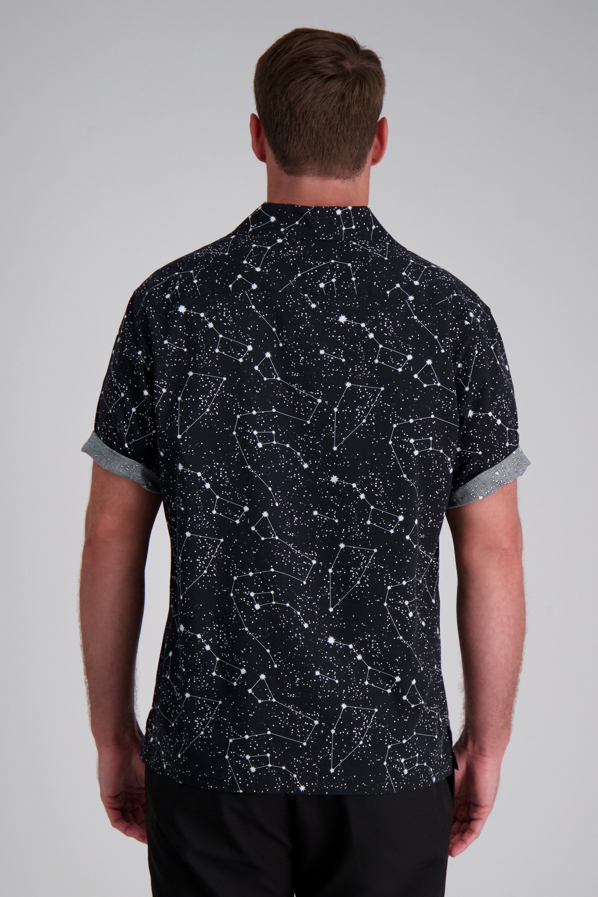Short Sleeve Celestrial Camp Shirt, , hi-res