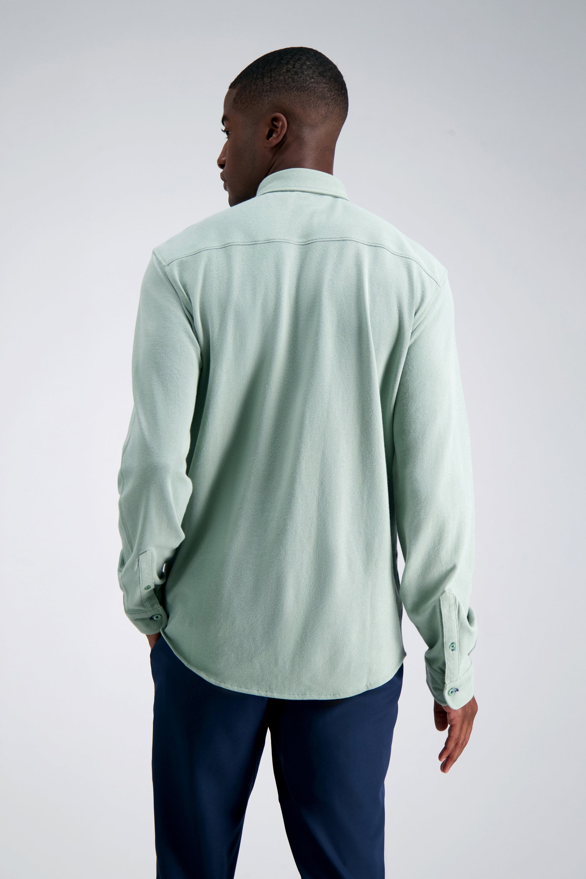 Long Sleeve Pique Shirt, , hi-res