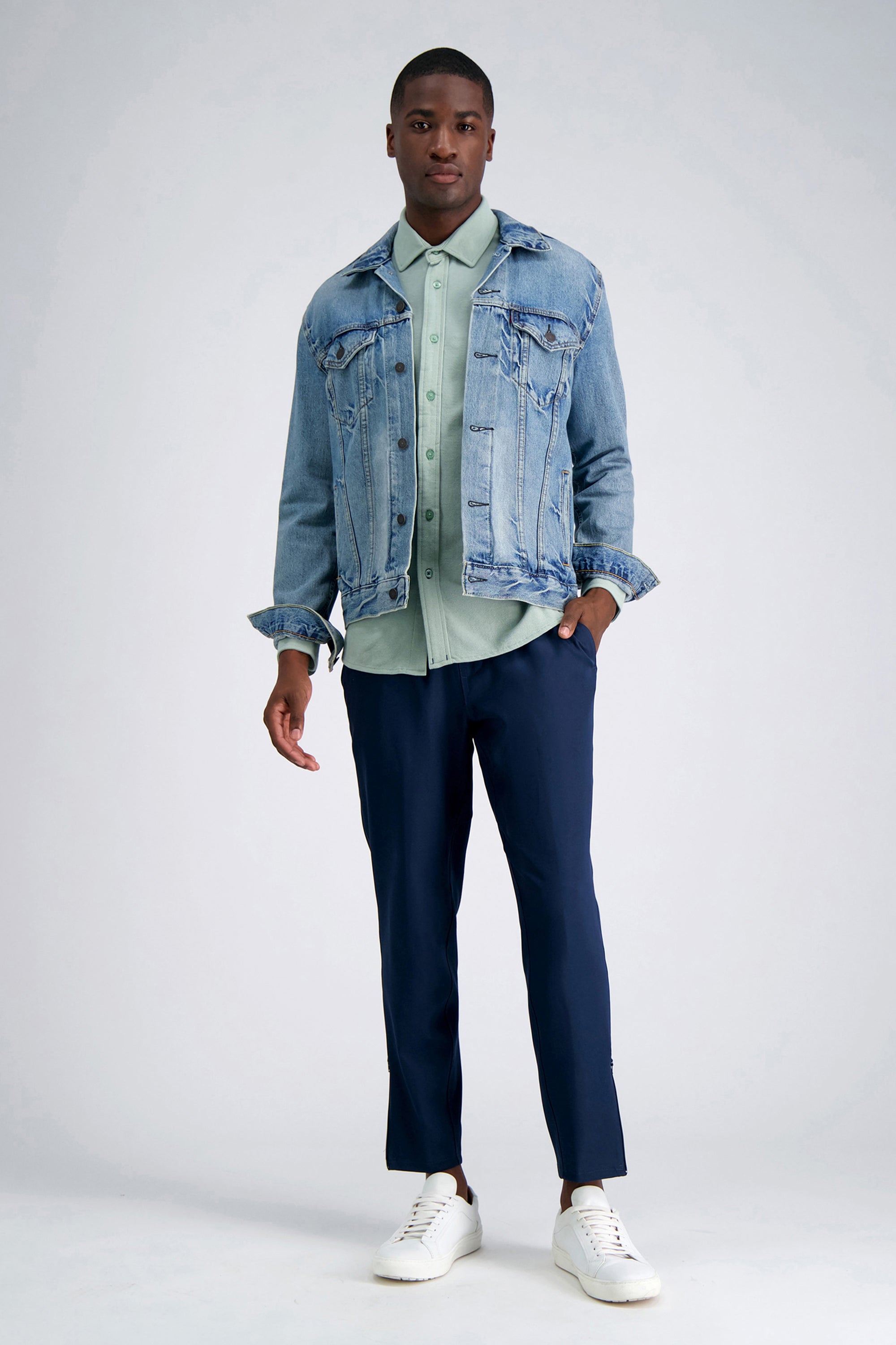 Long Sleeve Pique Shirt, , hi-res
