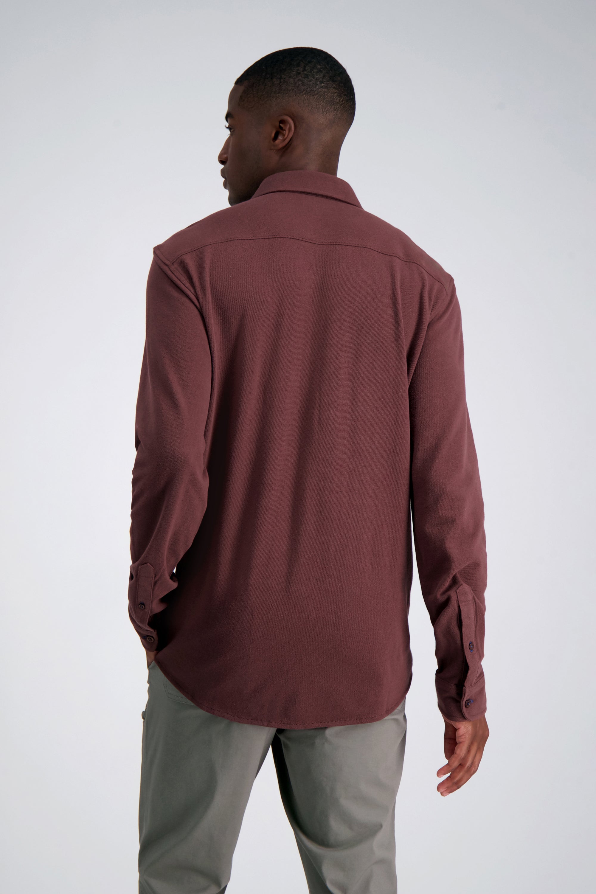 Long Sleeve Pique Shirt, , hi-res