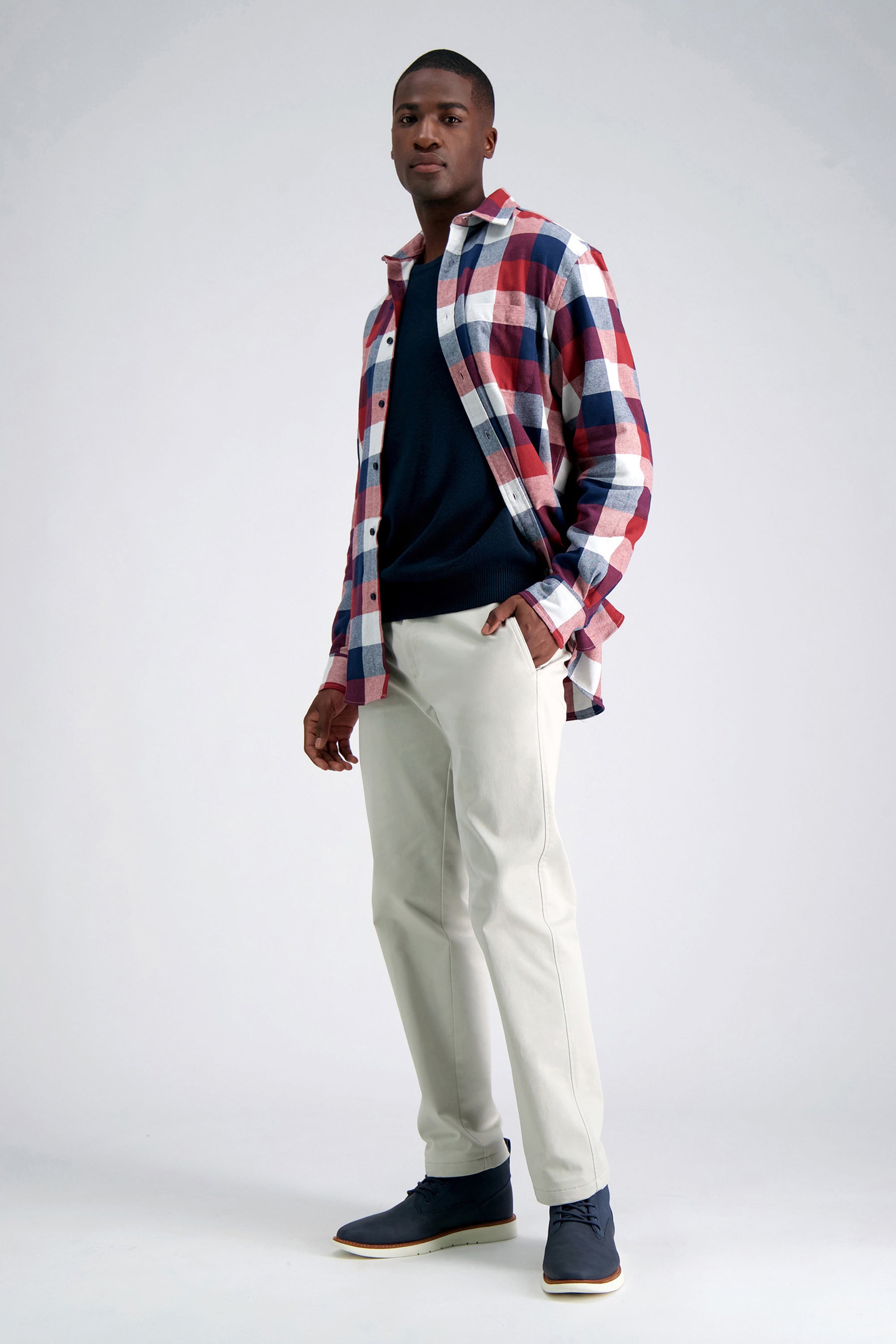 Long Sleeve Flannel Shirt, , hi-res