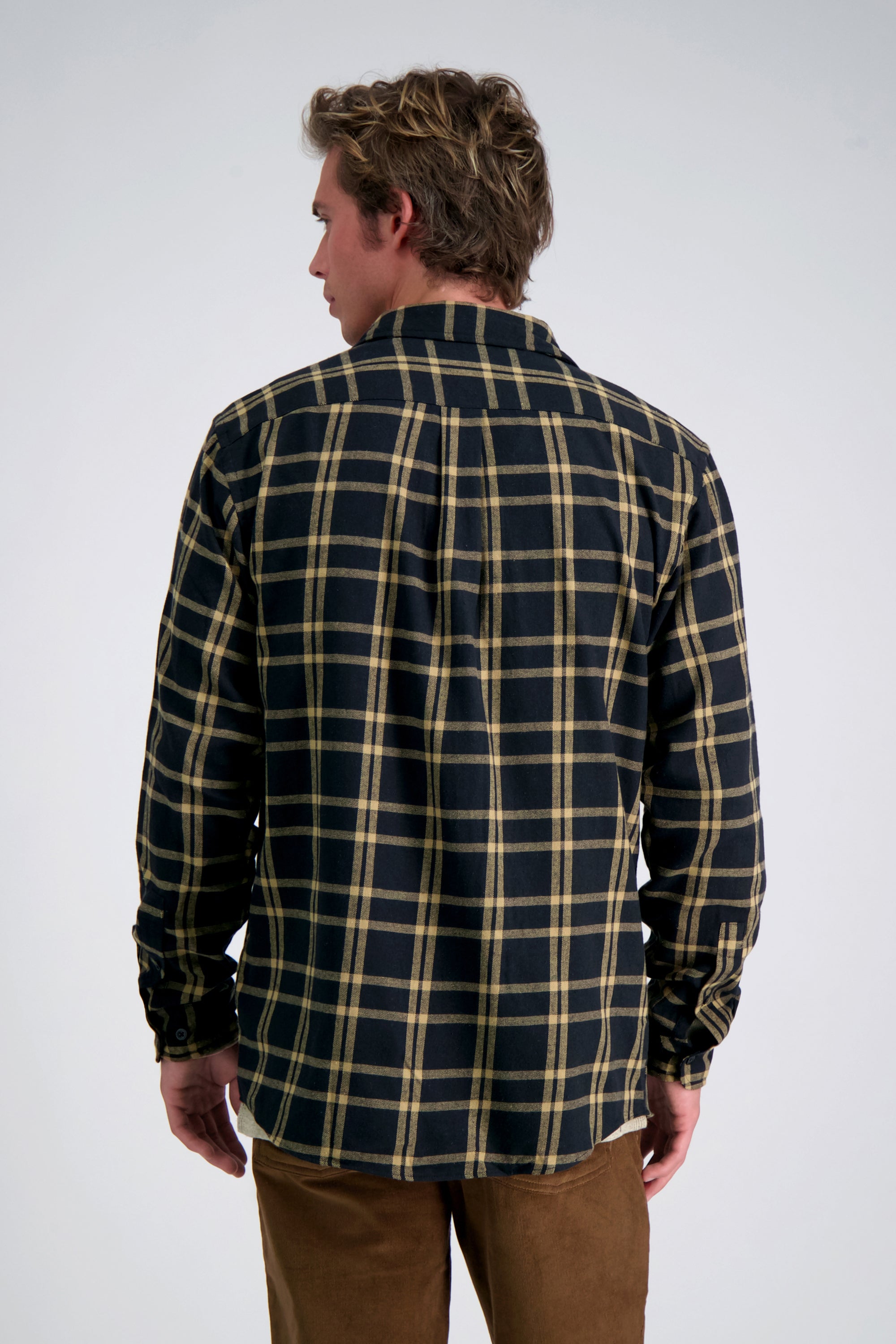 Long Sleeve Flannel Shirt - Mocha