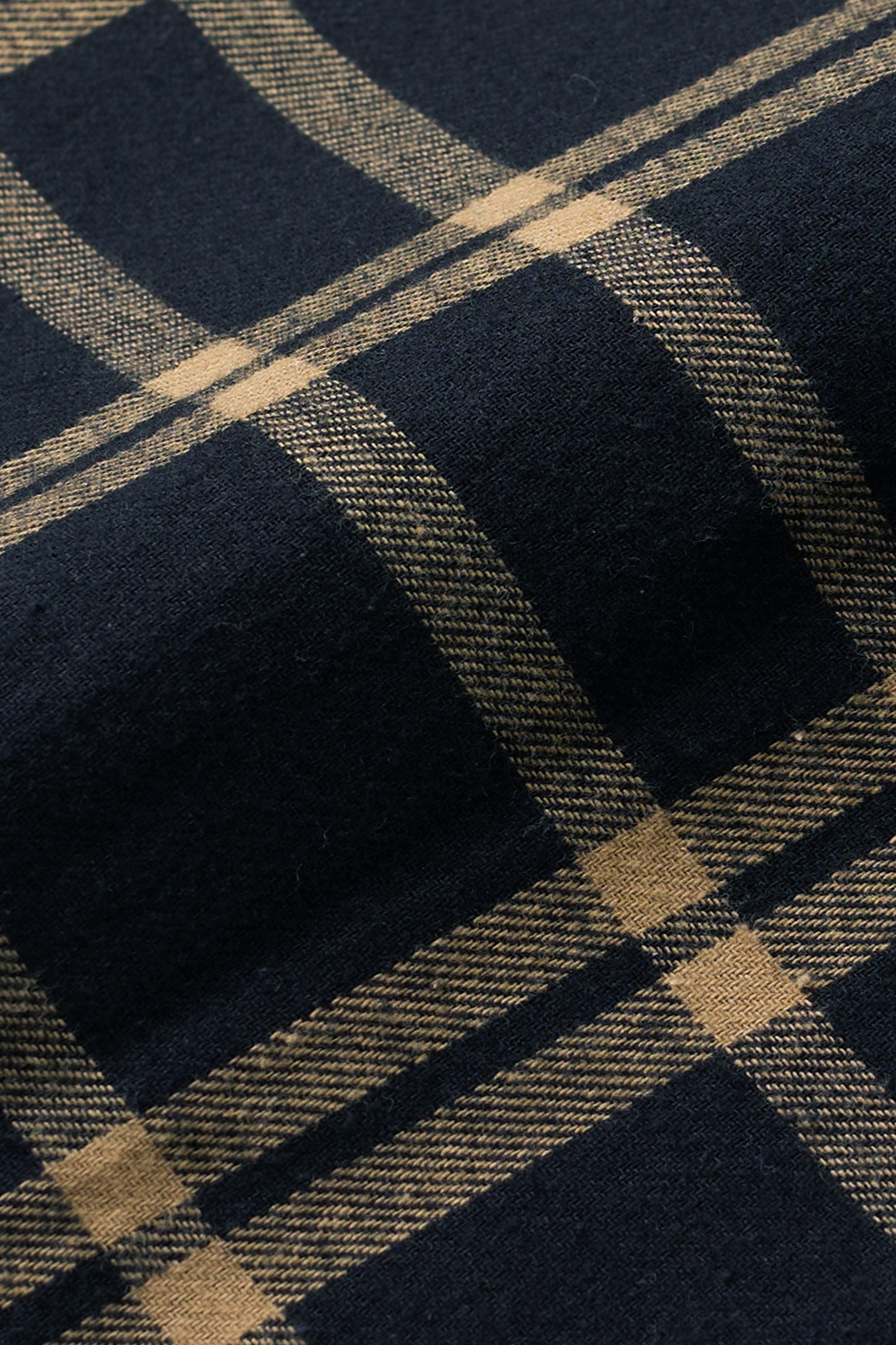 Long Sleeve Flannel Shirt - Mocha