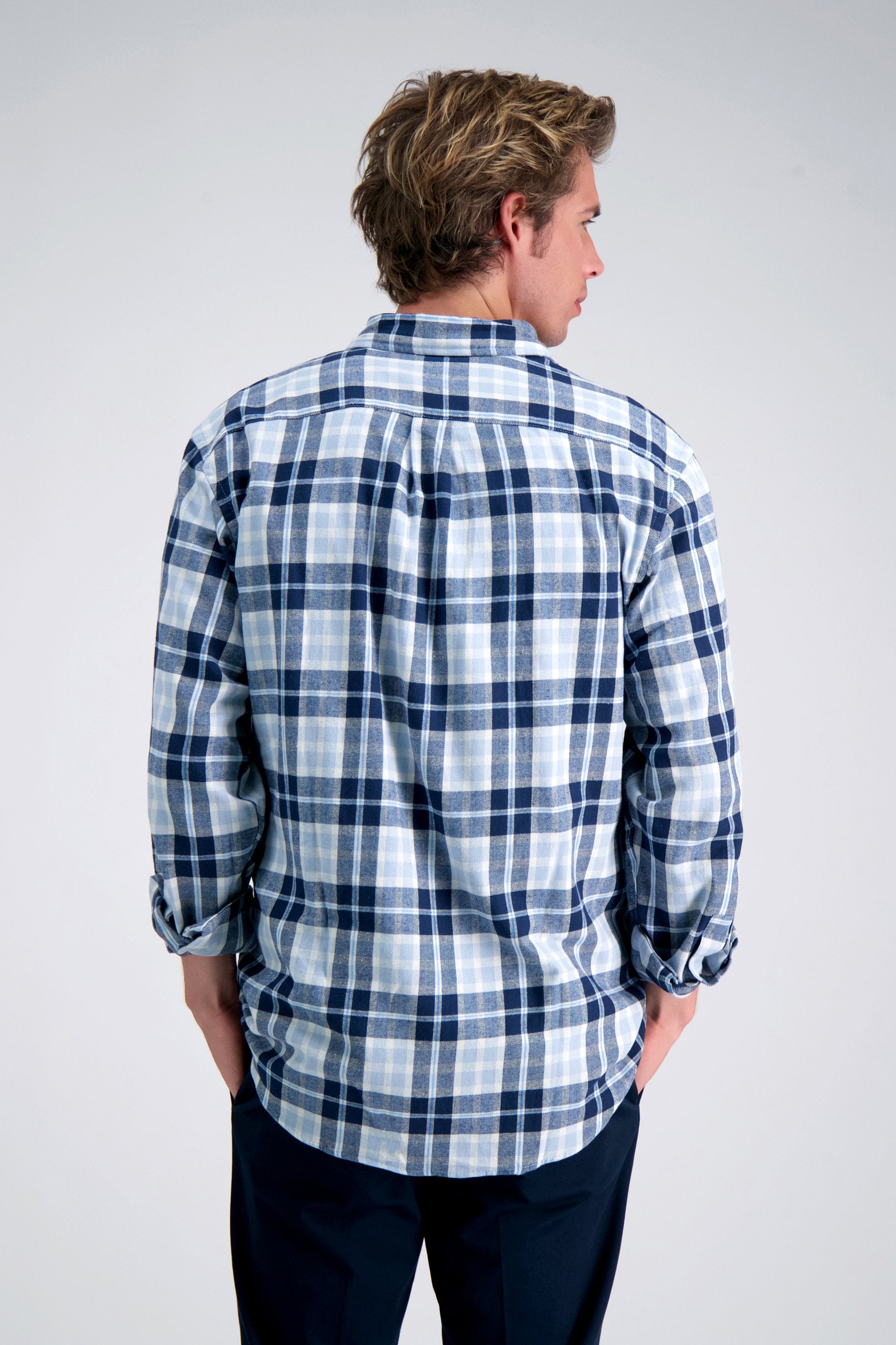 Long Sleeve Flannel Shirt, , hi-res
