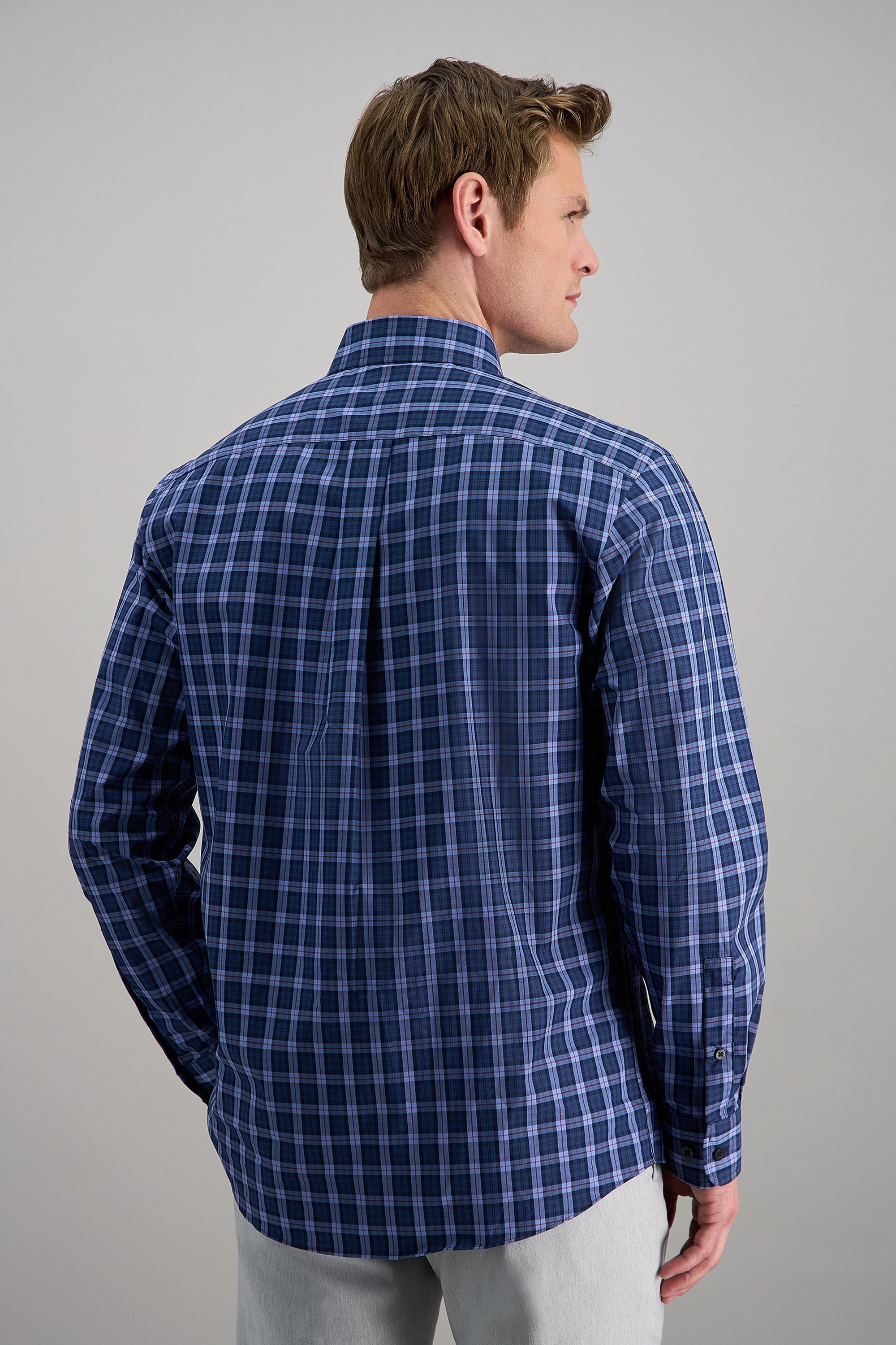 Long Sleeve Poplin Shirt - Haggar.com