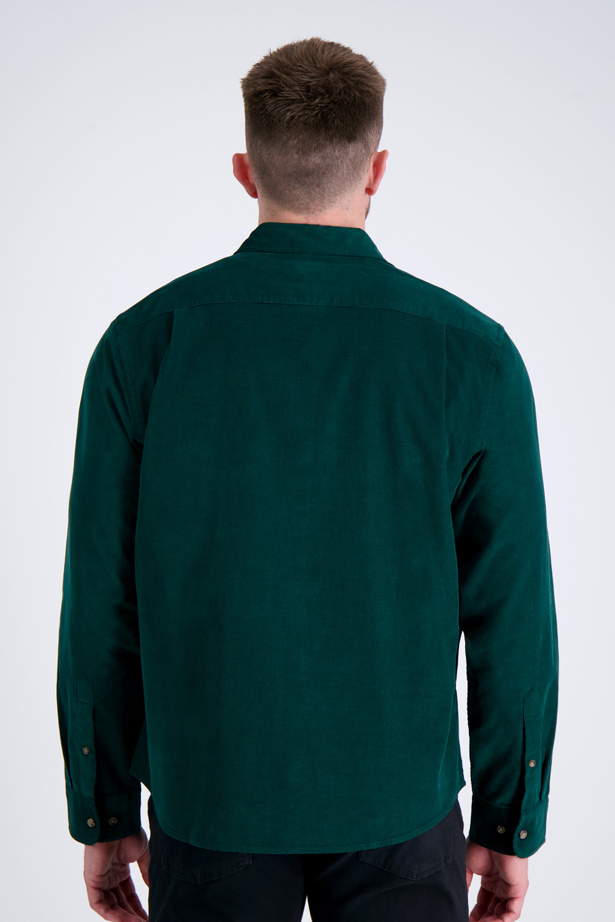 Long Sleeve Corduroy Shirt - Haggar.com#color_medium green