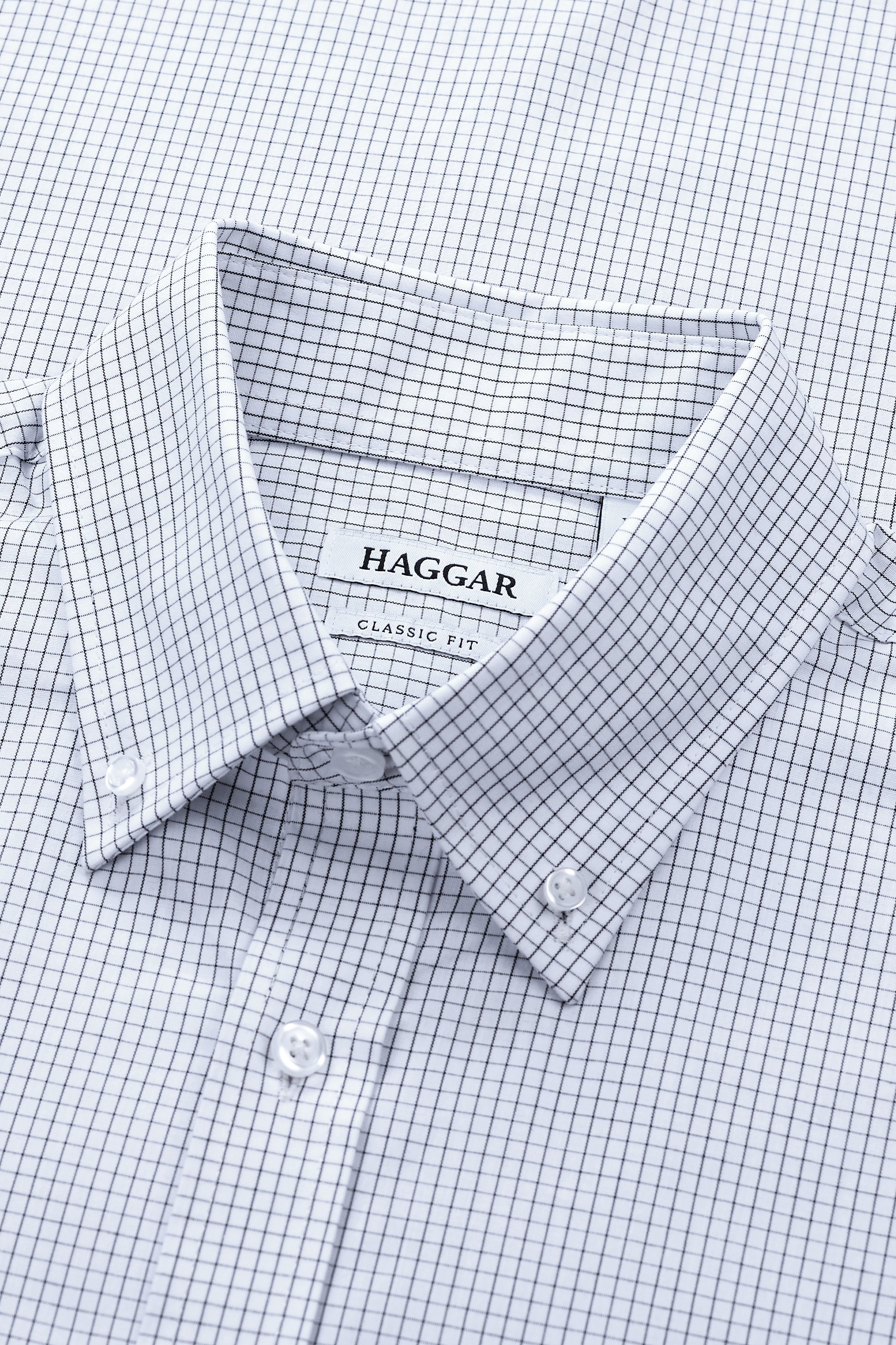 Premium Comfort Dress Shirt - White Check #color_white
