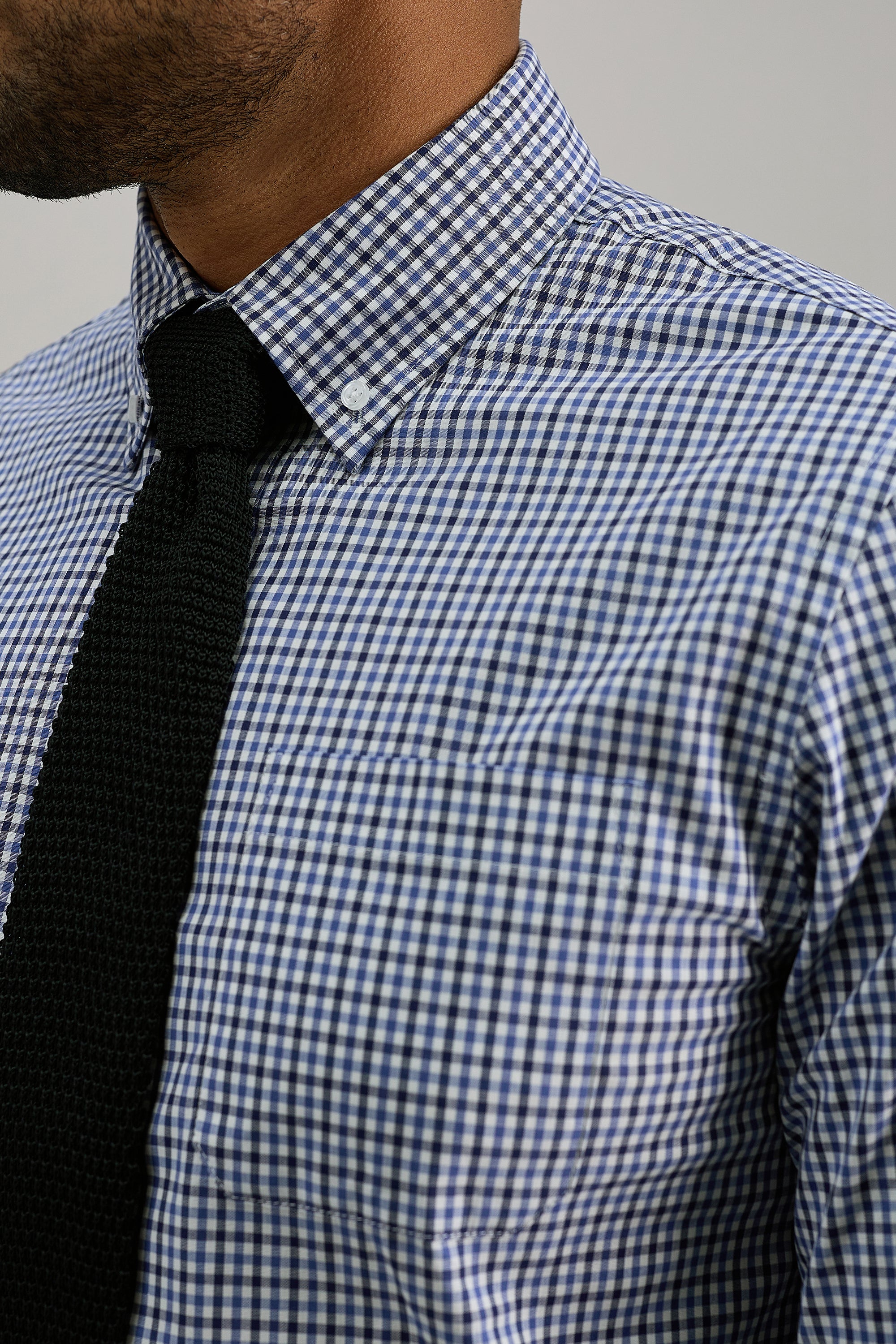 Premium Comfort Dress Shirt - Blue Plaid - Haggar.com