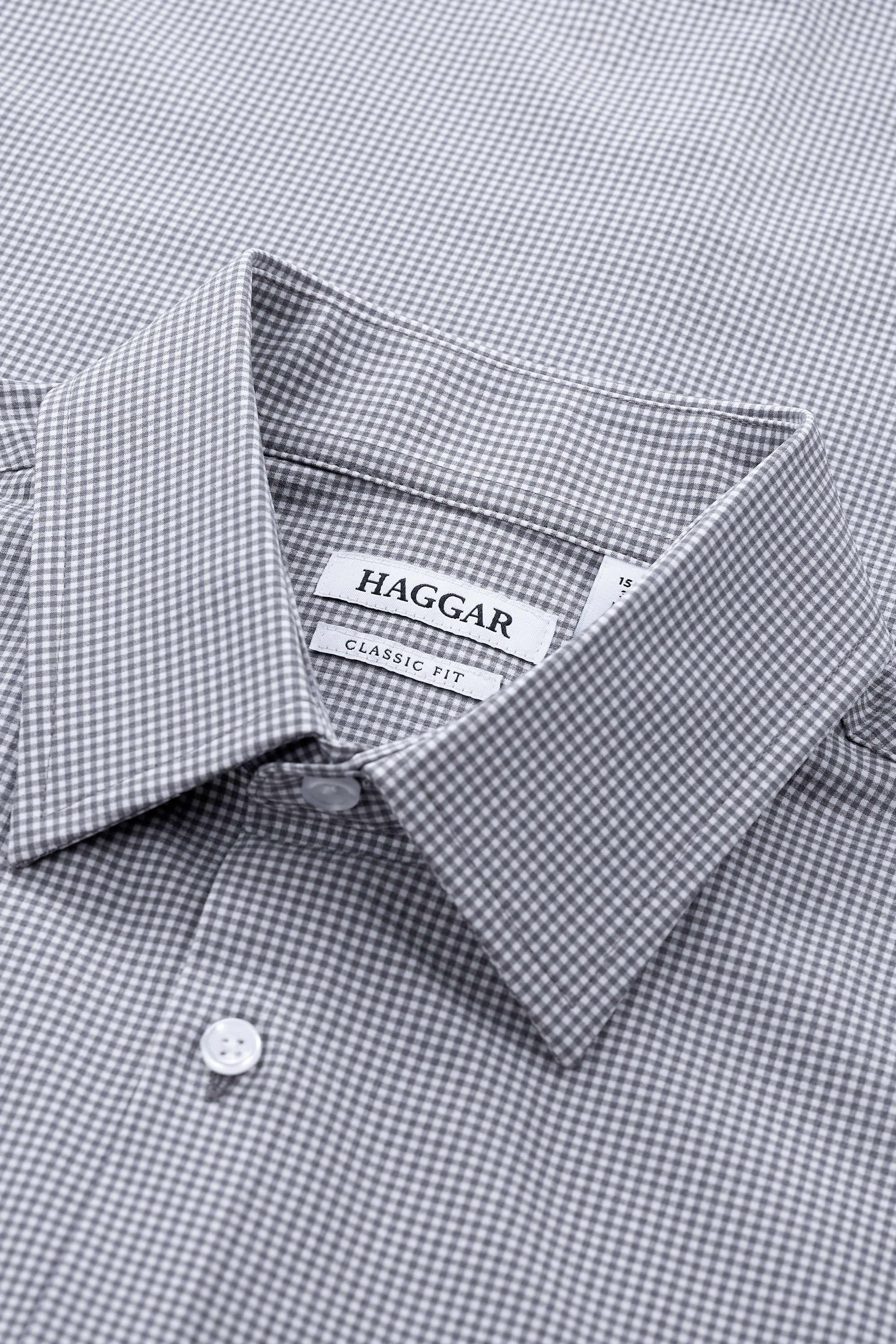 Smart Wash® Dress Shirt - Grey Check, , hi-res