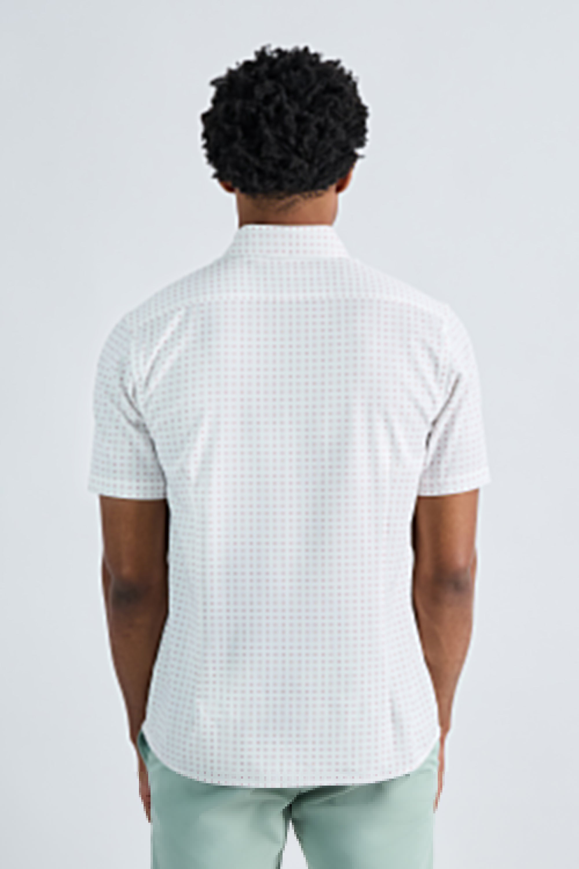 Short Sleeve Performance Button-Down Shirt, , hi-res