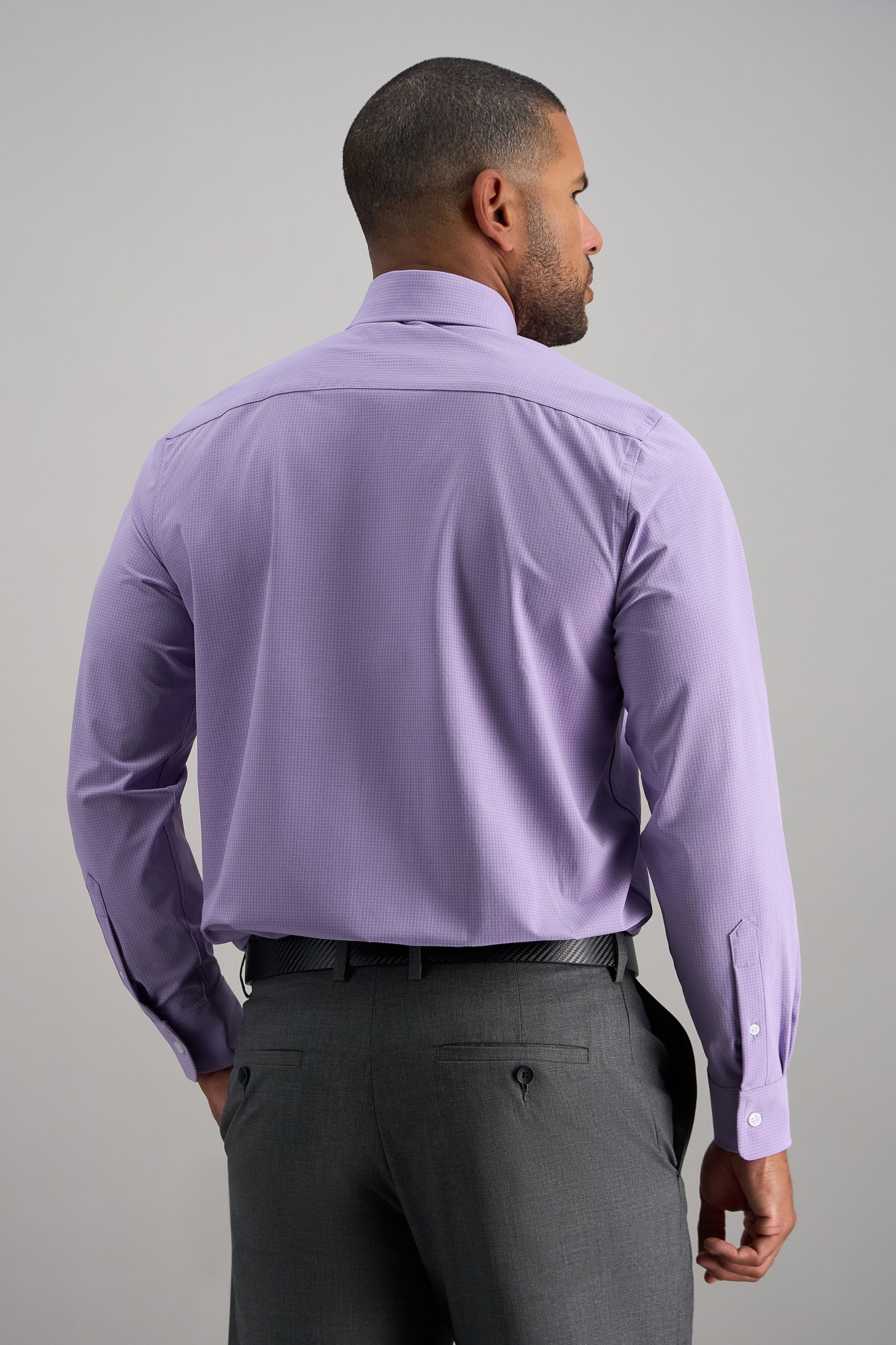 Smart Wash® Dress Shirt - Lilac - Haggar.com