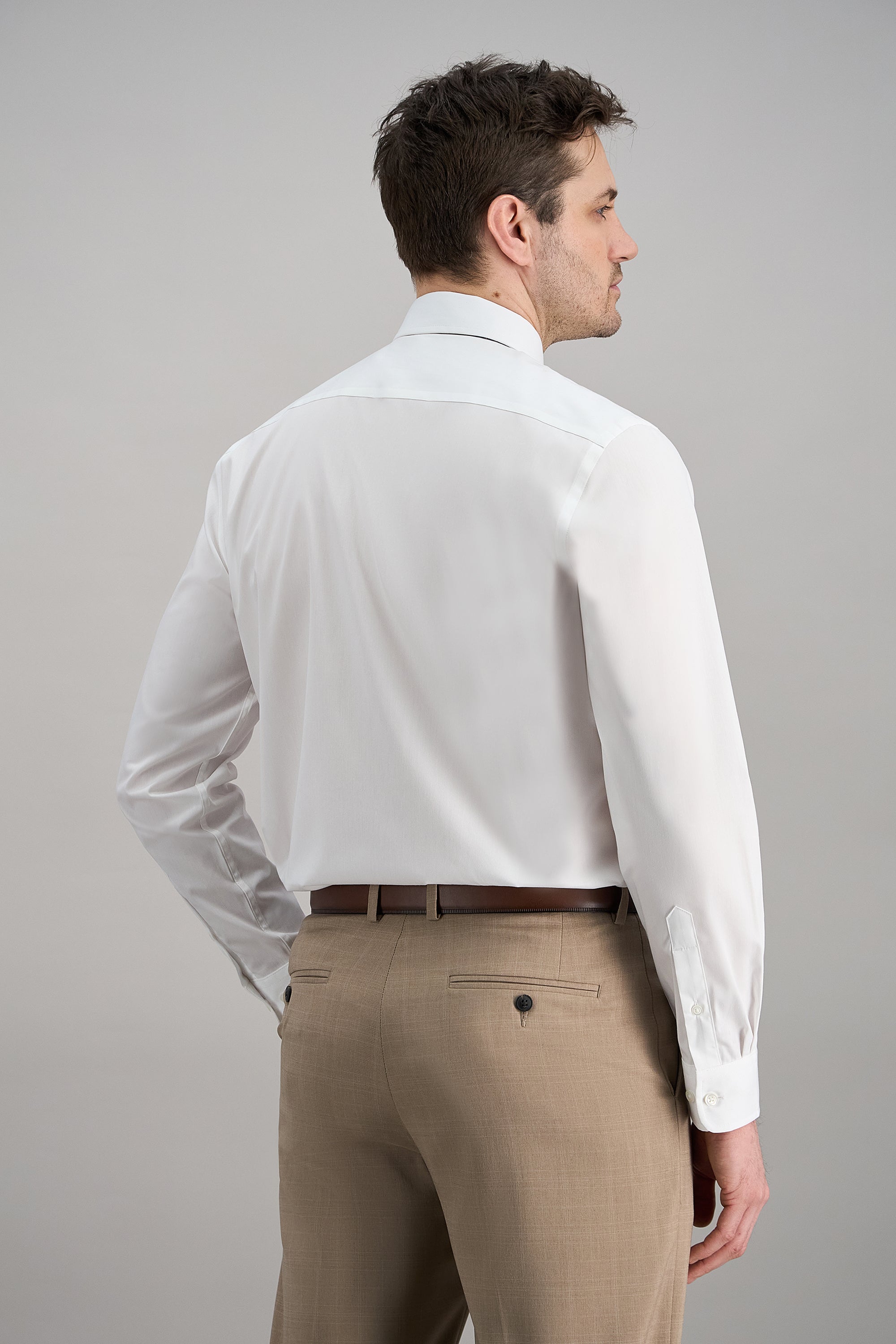 Wrinkle Free Classic Fit Dress Shirt - Haggar.com#color_white