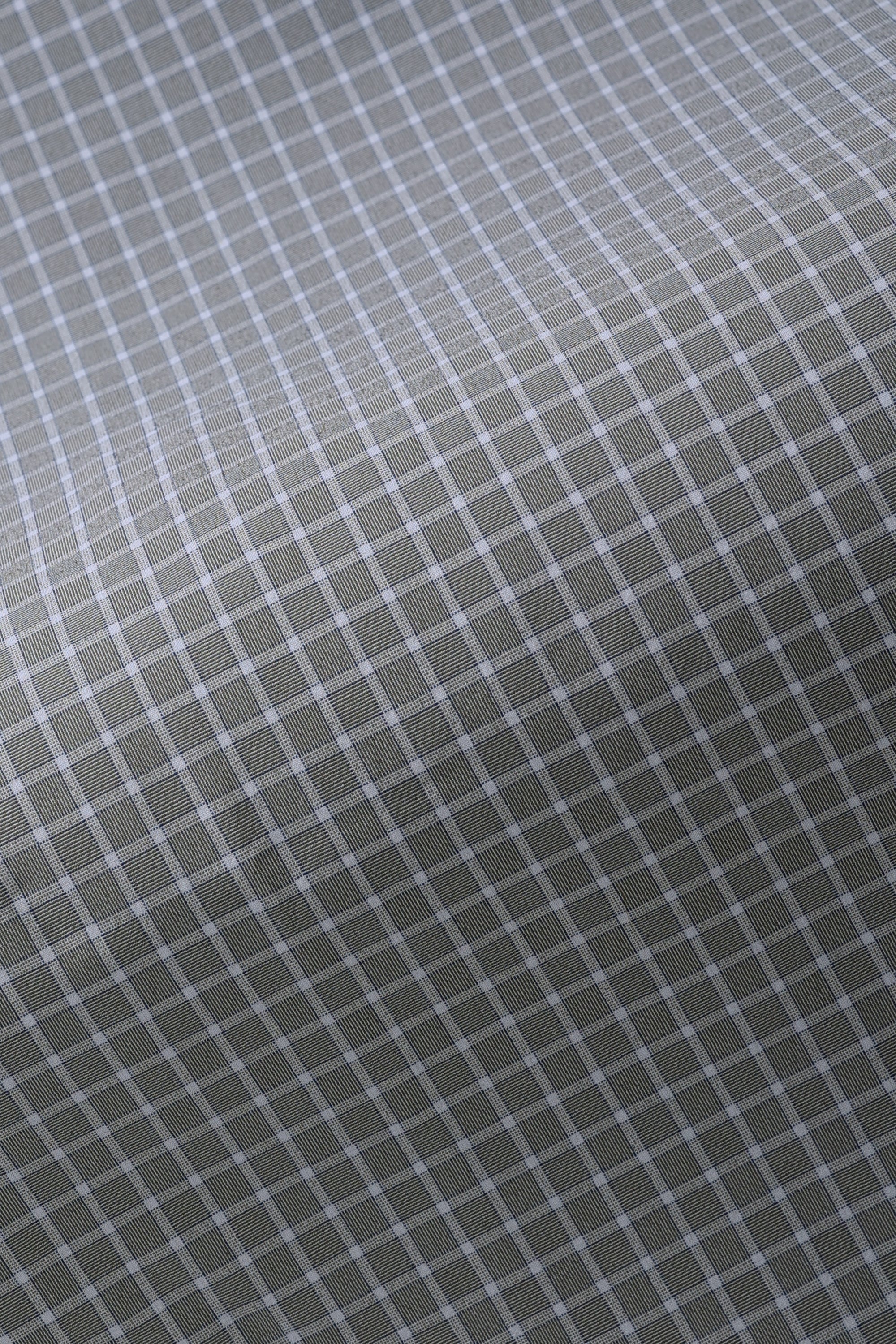 Tall Smart Wash® Dress Shirt - Medium Grey Grid, , hi-res#color_medium grey