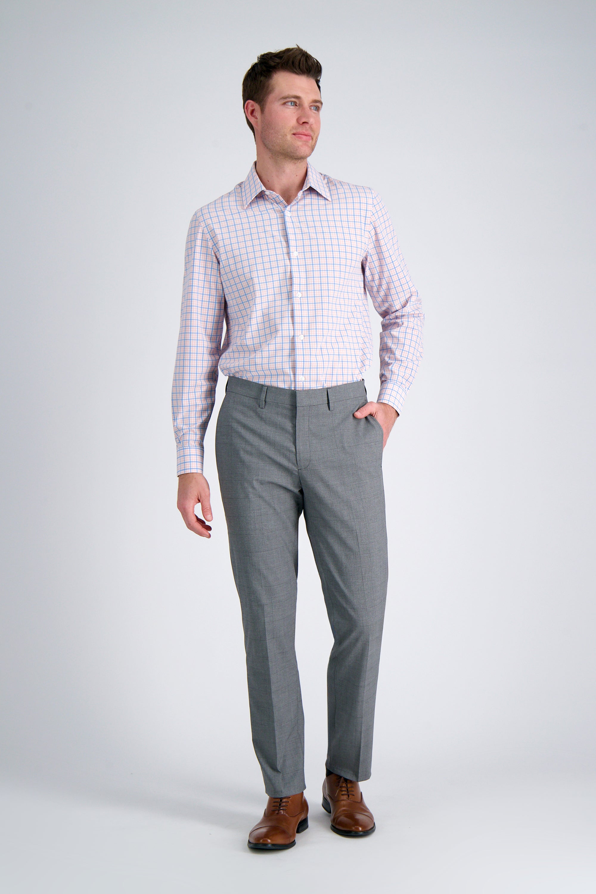Smart Wash® Dress Shirt - Medium Pink, , hi-res