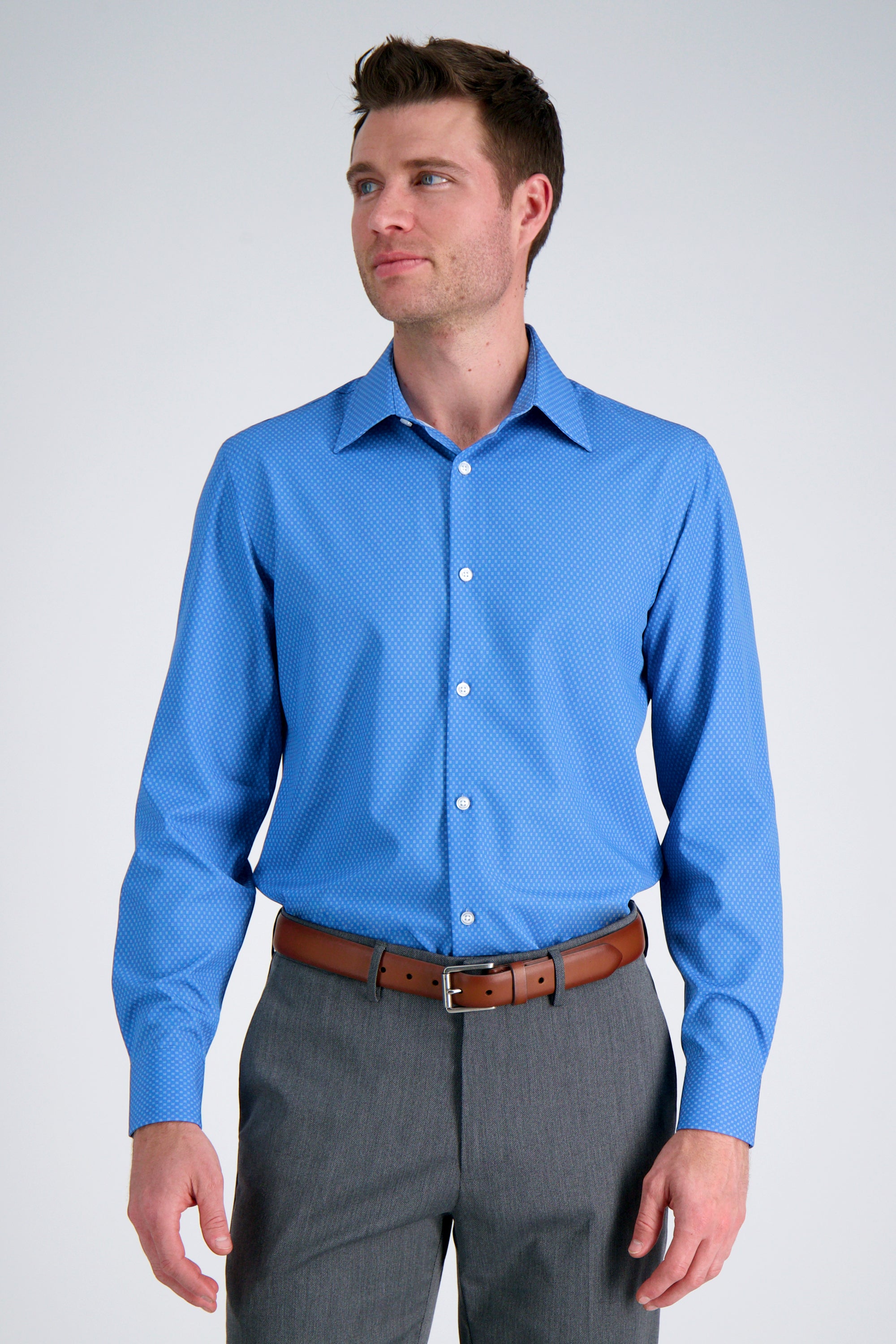 Smart Wash Dress Shirt - Navy Smart Wash Dress Shirt - Navy