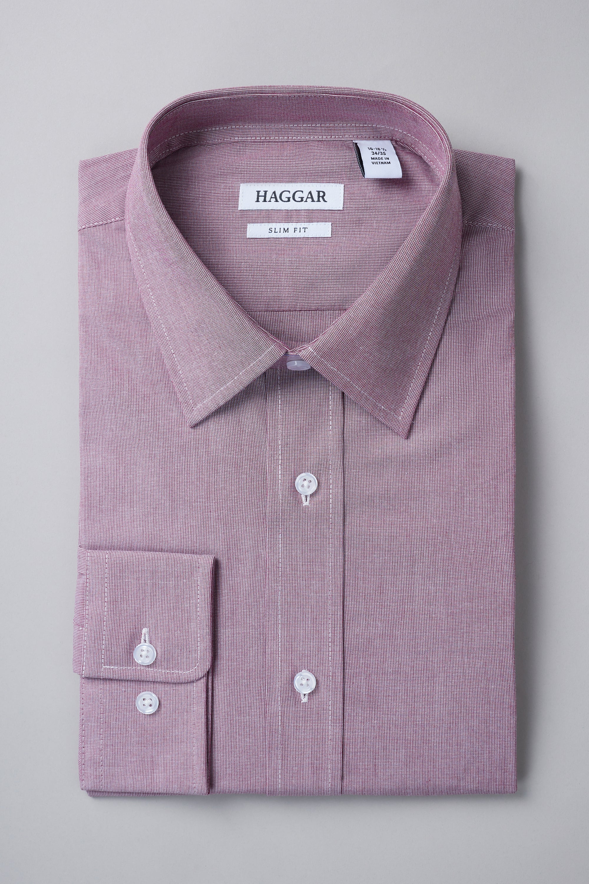Premium Comfort Dress Shirt - Burgundy