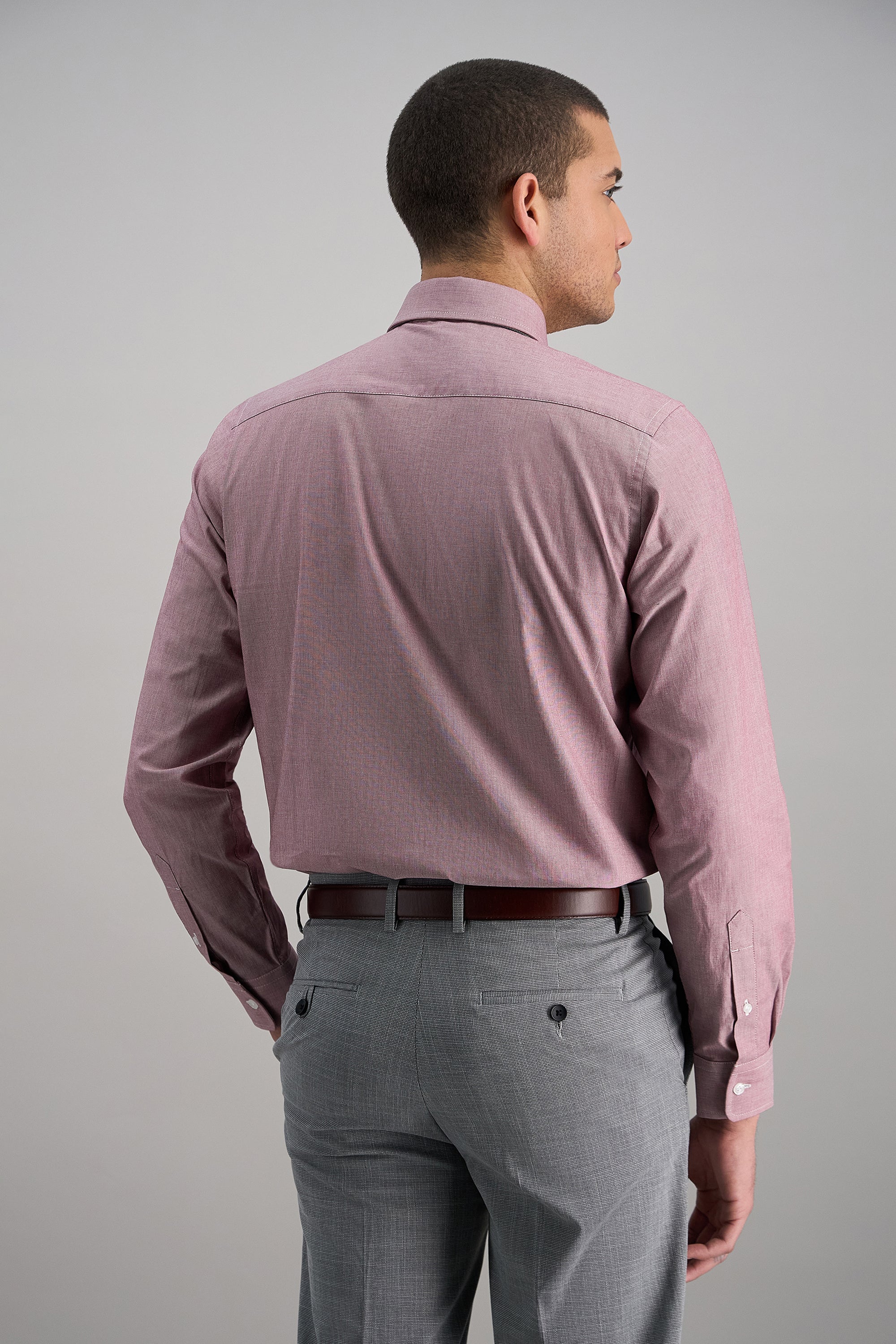 Premium Comfort Dress Shirt - Burgundy