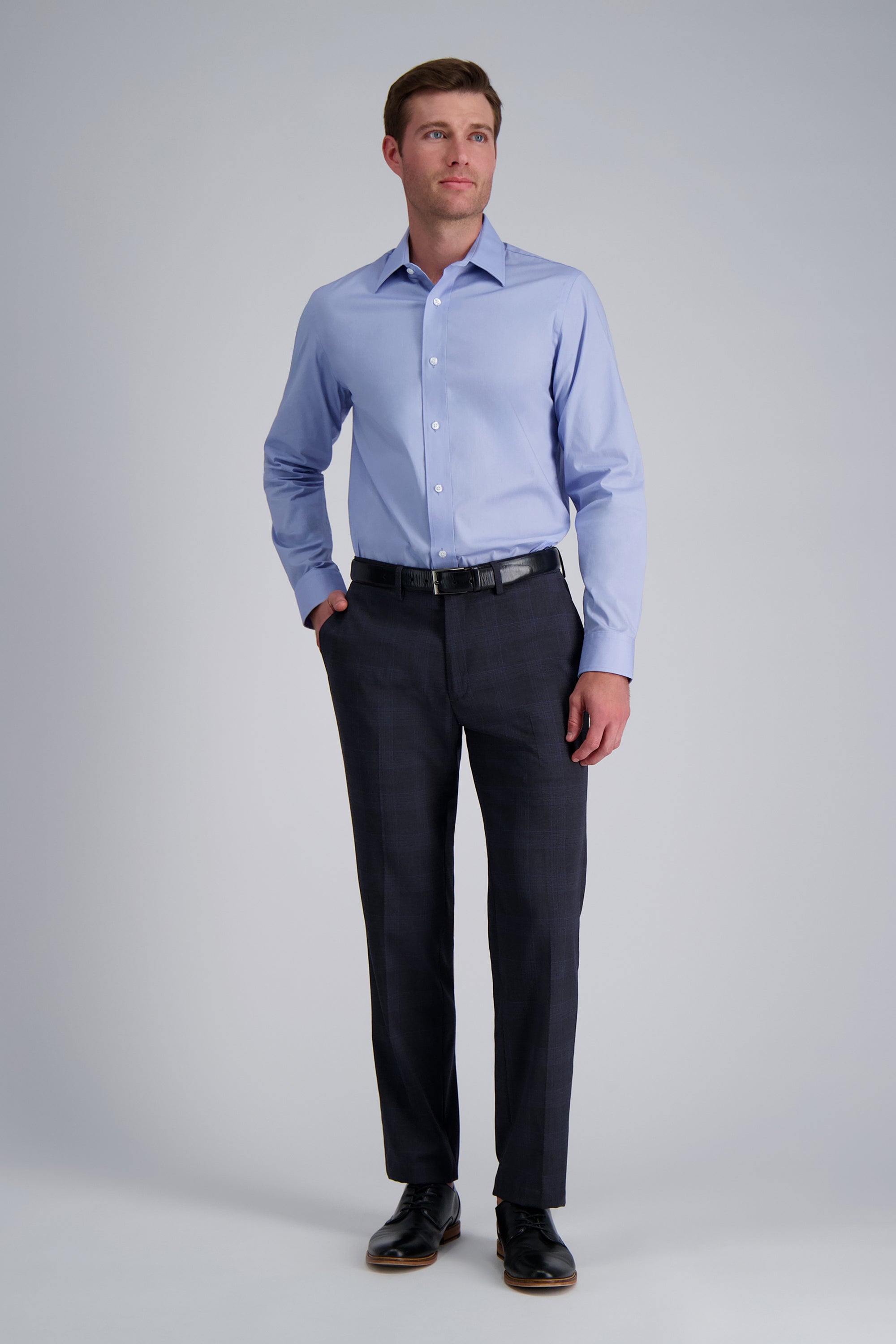 Premium Comfort Dress Shirt - Light Blue, , hi-res
