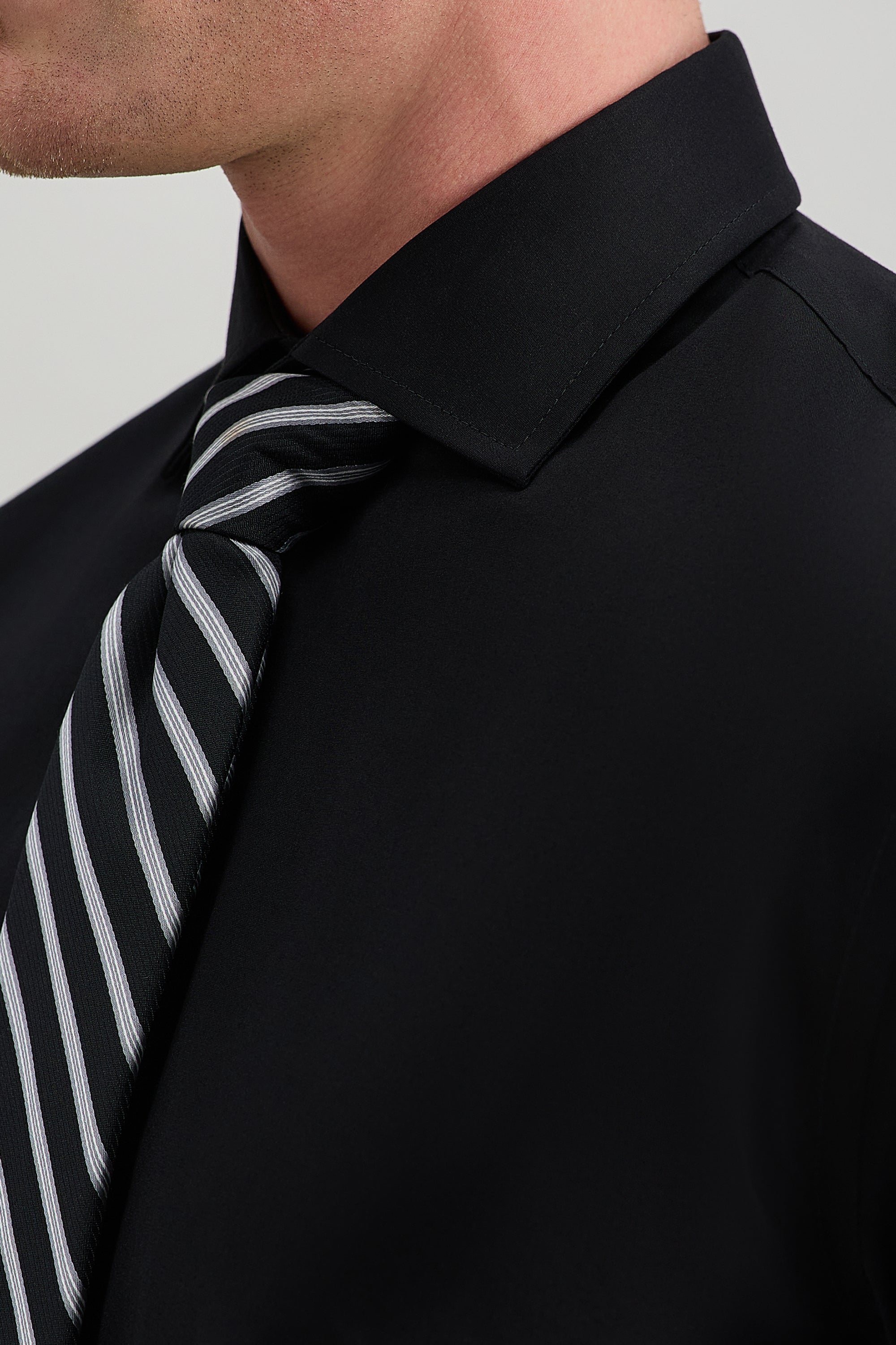 Wrinkle Free Slim Fit Dress Shirt - Haggar.com#color_black