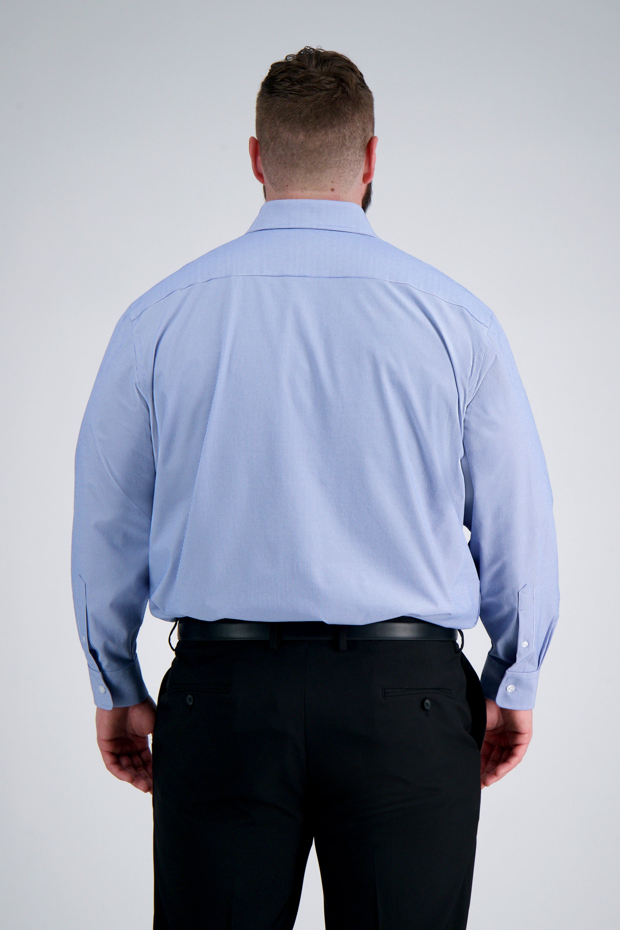 Smart Wash® Big Dress Shirt - Indigo, , hi-res