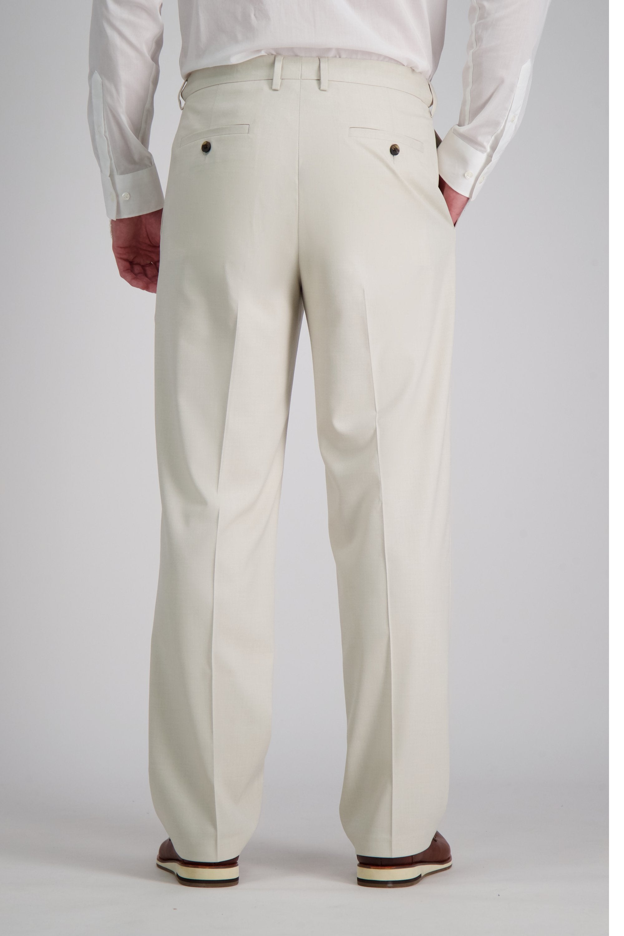 J.M. Haggar Premium Stretch Suit Pant - Flat Front, , hi-res