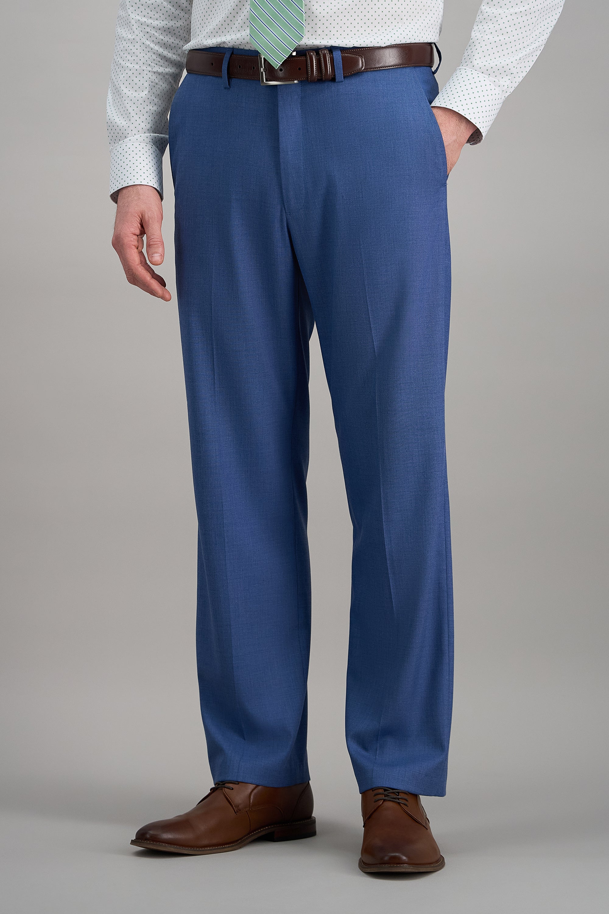 Haggar Premium Stretch Suit Coat in navy, featuring a modern fit and sleek design for versatile styling.